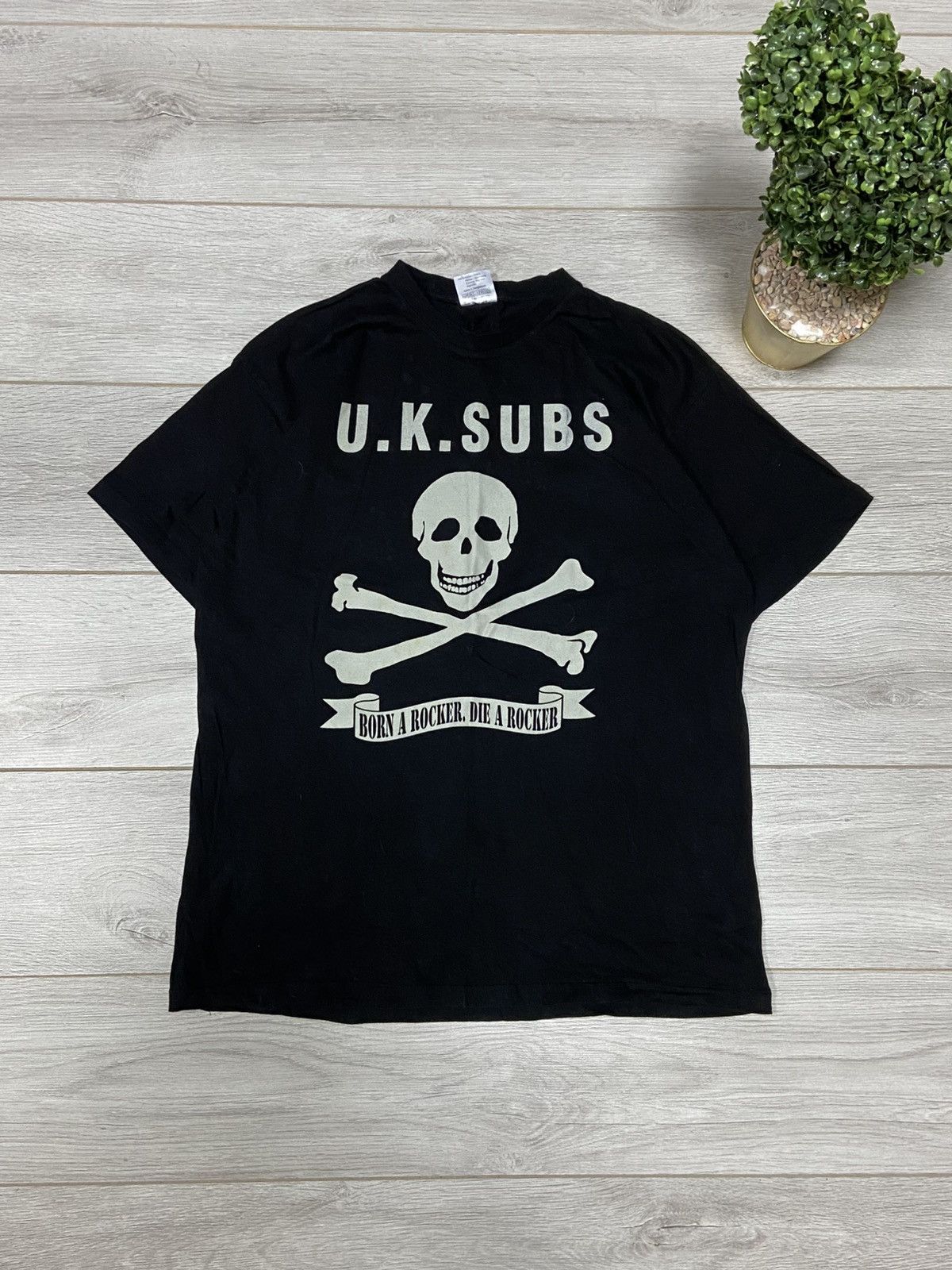 Band Tees Vintage Y2K UK SUBS skull ☠️ punk 30 years tour band tees Size US XL / EU 56 / 4 - 1 Thumbnail