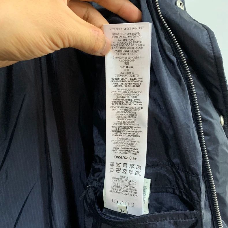 Gucci Gucci "Think thank" down jacket 2501-Nextarrow Size US M / EU 48-50 / 2 - 7 Thumbnail