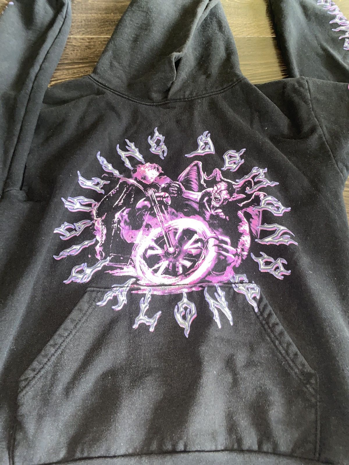 Vlone JUICE WRLD X VLONE RIDER HOODIE Size US L / EU 52-54 / 3 - 3 Thumbnail