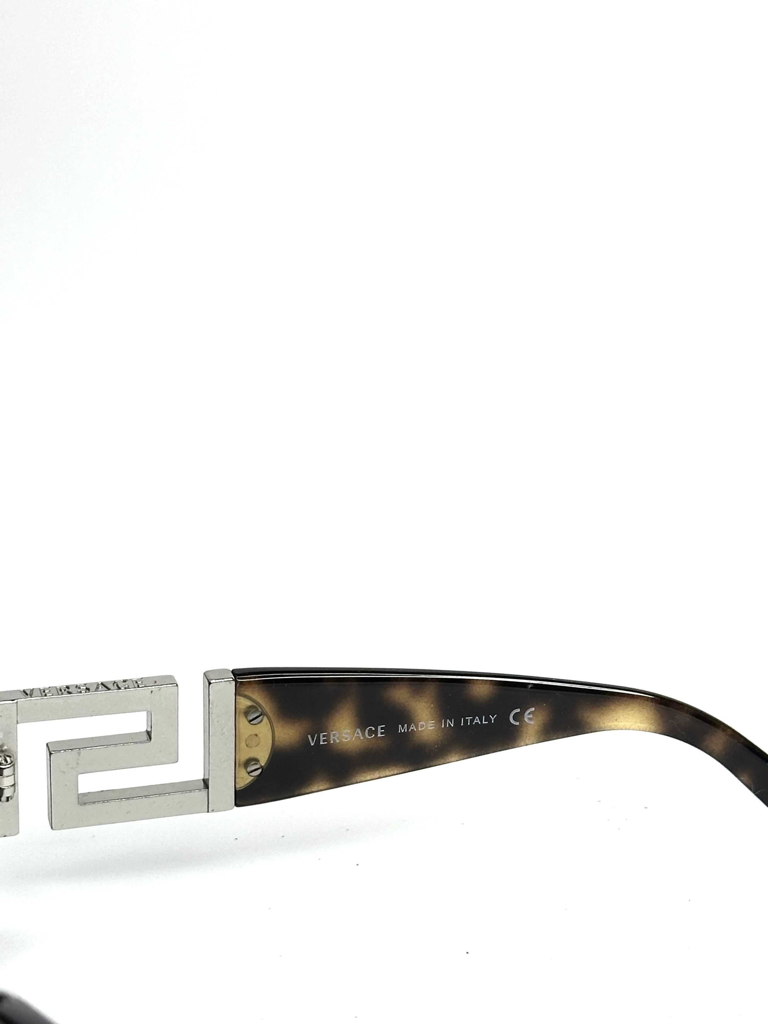 Versace Versace Swarovski Barocco Squared Sunglasses Size ONE SIZE - 9 Thumbnail