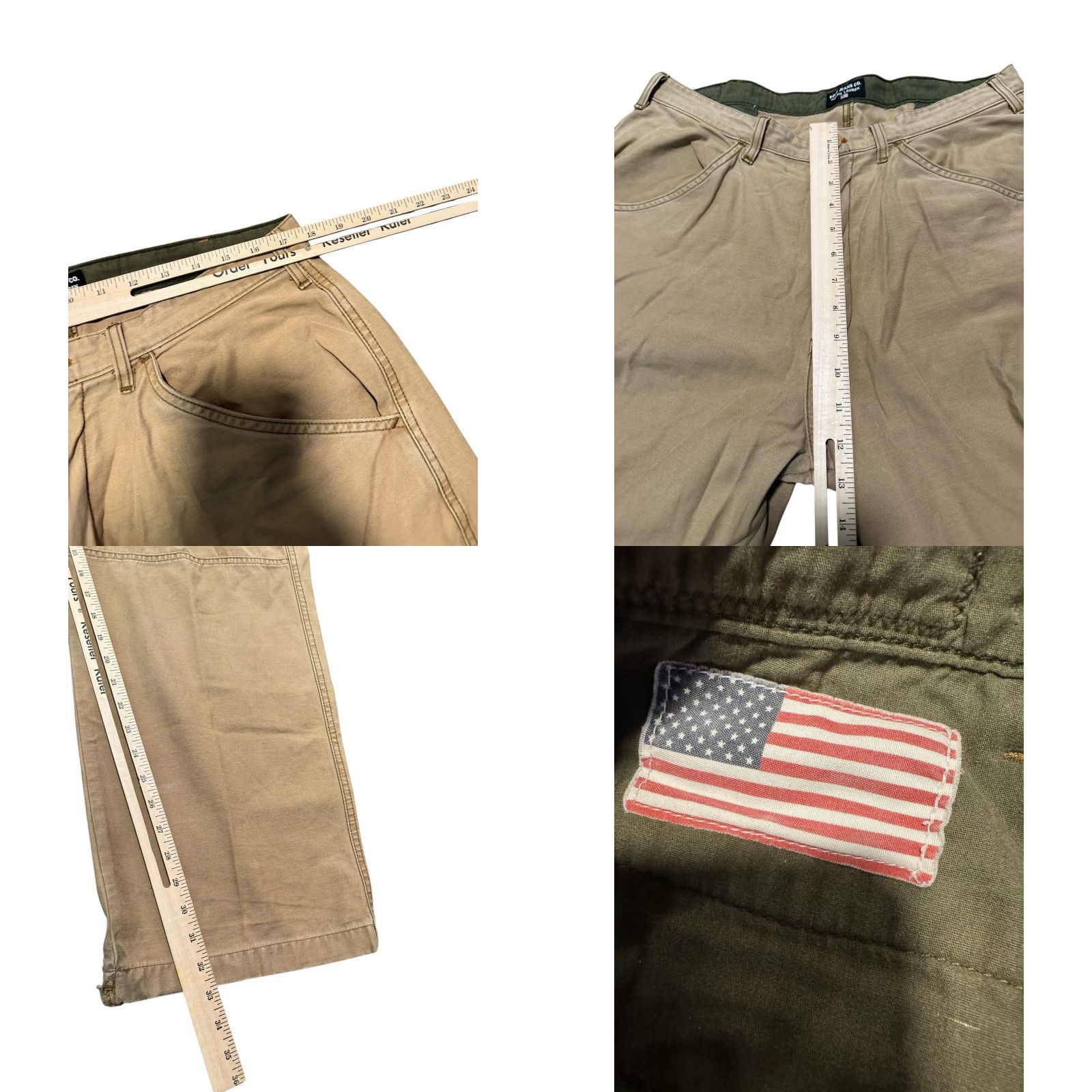 Polo Ralph Lauren VINTAGE Polo Ralph Lauren Freighter Pants Cargo Tan 34x32 USA Cargo Pants Men Regular Straight Khaki Canvas Workwear(Size 34) Size US S / EU 44-46 / 1 - 10 Thumbnail