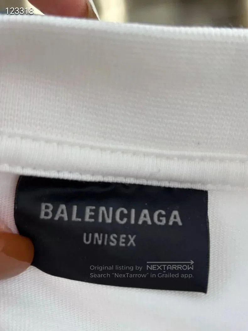 Balenciaga Balenciaga 3B Logo Embroidered Long Sleeve T-shirt. Size US L / EU 52-54 / 3 - 3 Thumbnail