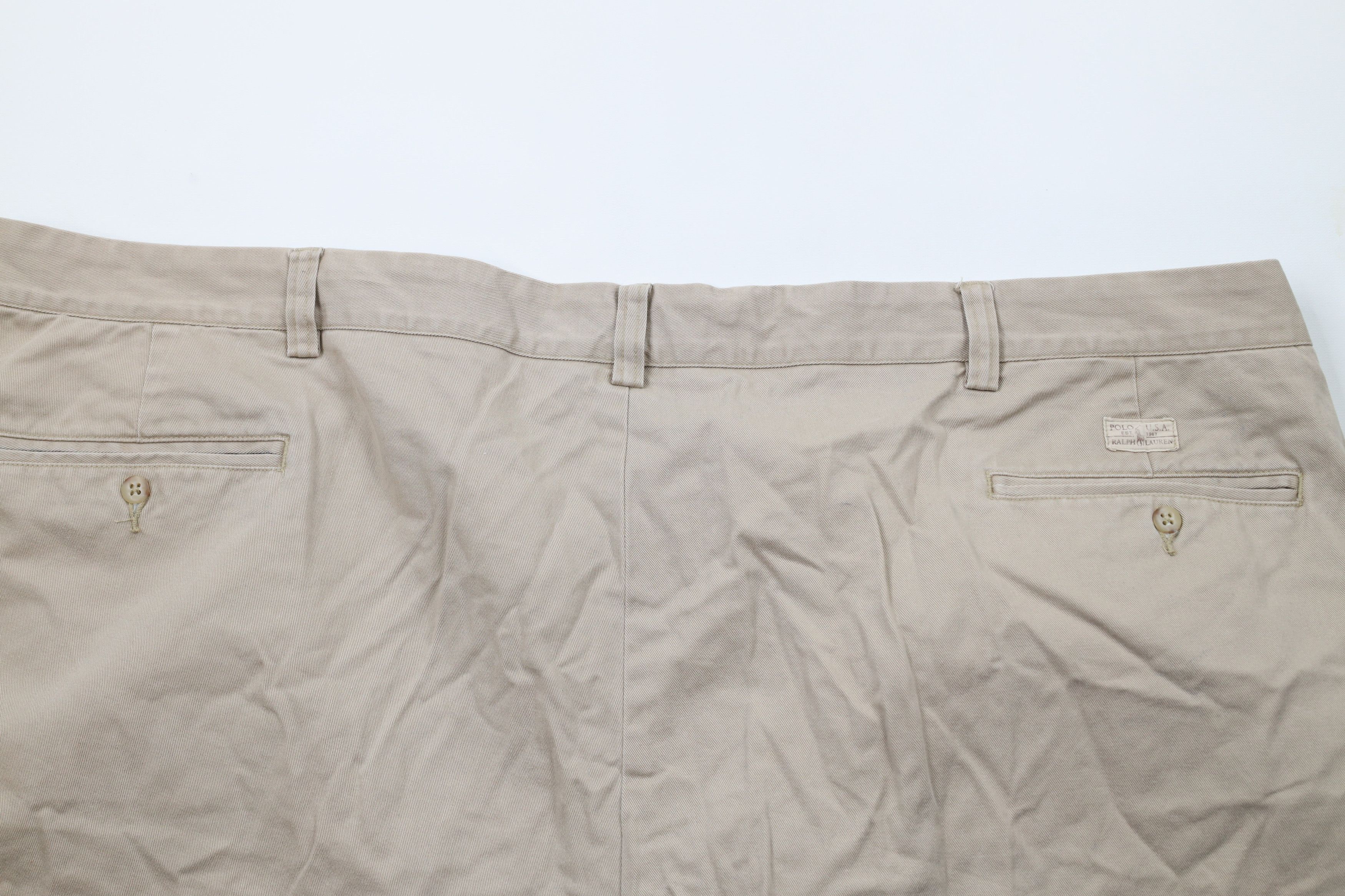 Ralph Lauren × Vintage Vintage 90s Ralph Lauren Above Knee Chino Shorts Cotton Size US 44 / EU 60 - 10 Thumbnail