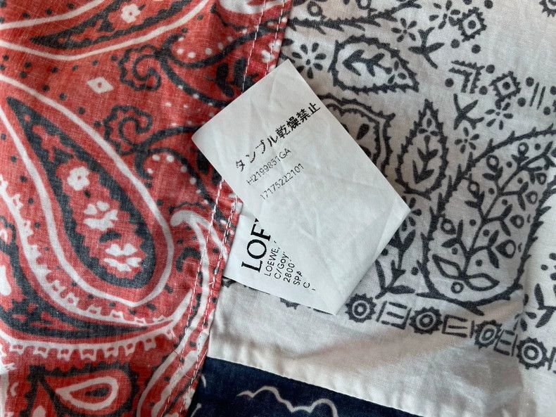 Loewe LOEWE bandana remake shirt Size L / US 10 / IT 46 - 5 Thumbnail