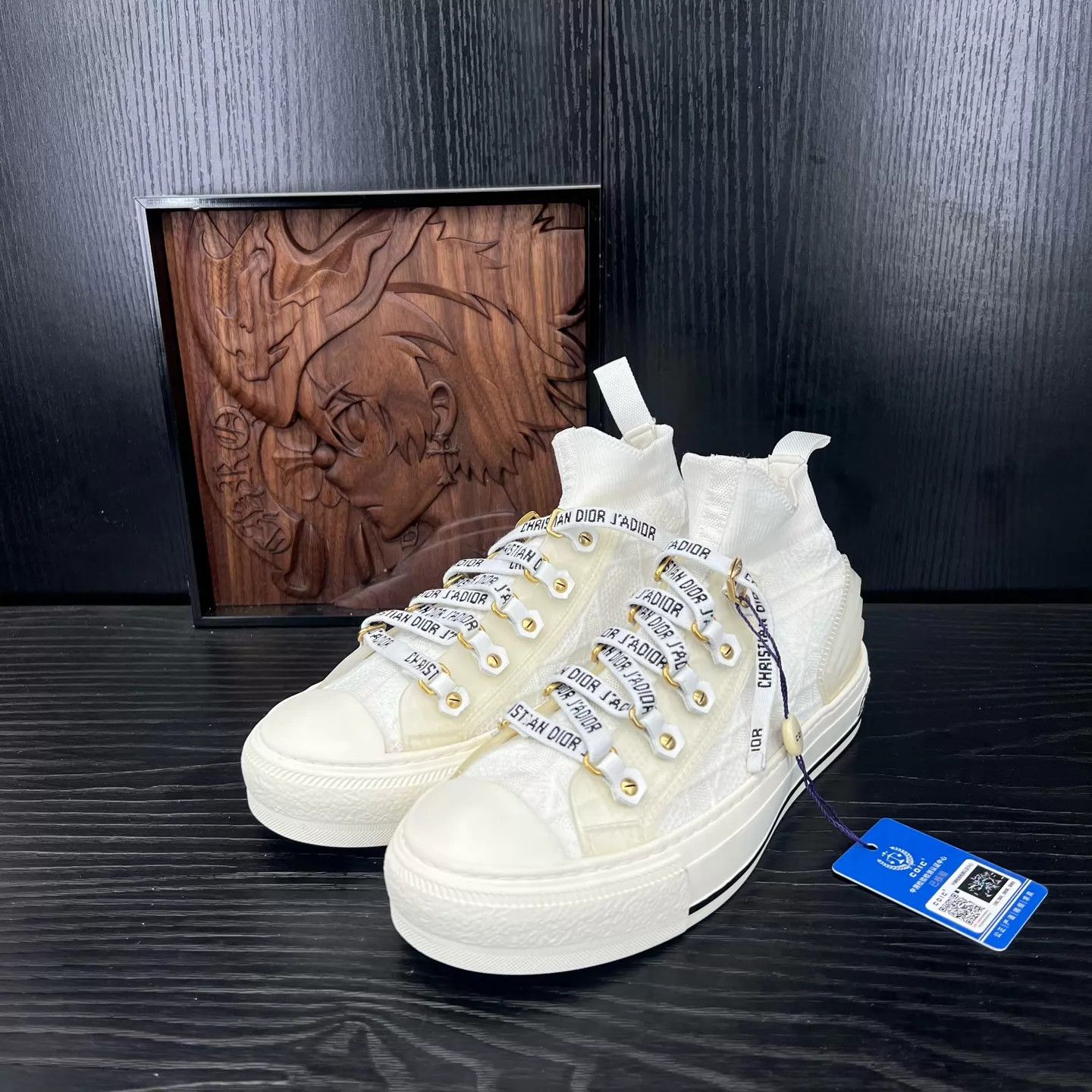 Dior DIOR Walk'n'Dior White 35.5 99 New OG Box Women's Shoes Size US 5 / IT 35 - 1 Thumbnail