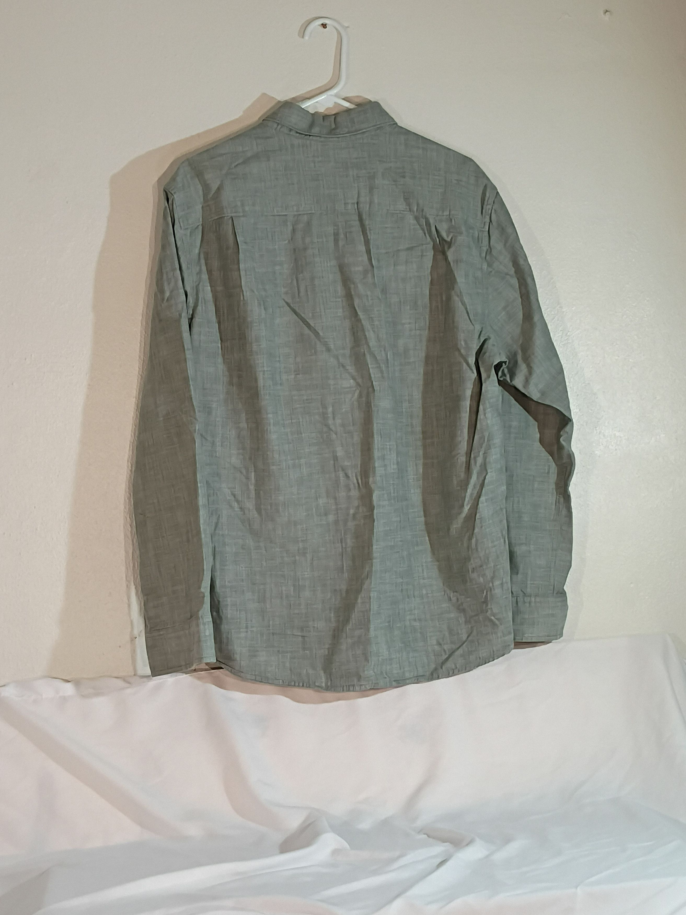 Sonoma Men's Sonoma Button Up Long Sleeve Shirt, Green/Size L Size US L / EU 52-54 / 3 - 2 Thumbnail