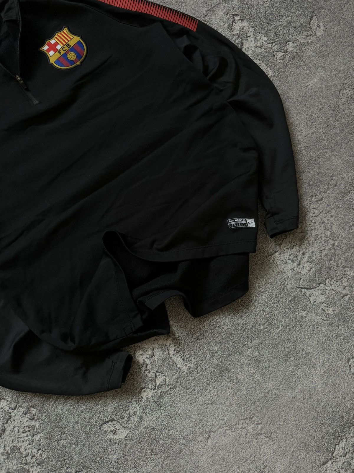 Nike × Vintage Nike Barcelona S 1/4 zip jersey long sleeve tee T-shirt polo Size US S / EU 44-46 / 1 - 3 Thumbnail