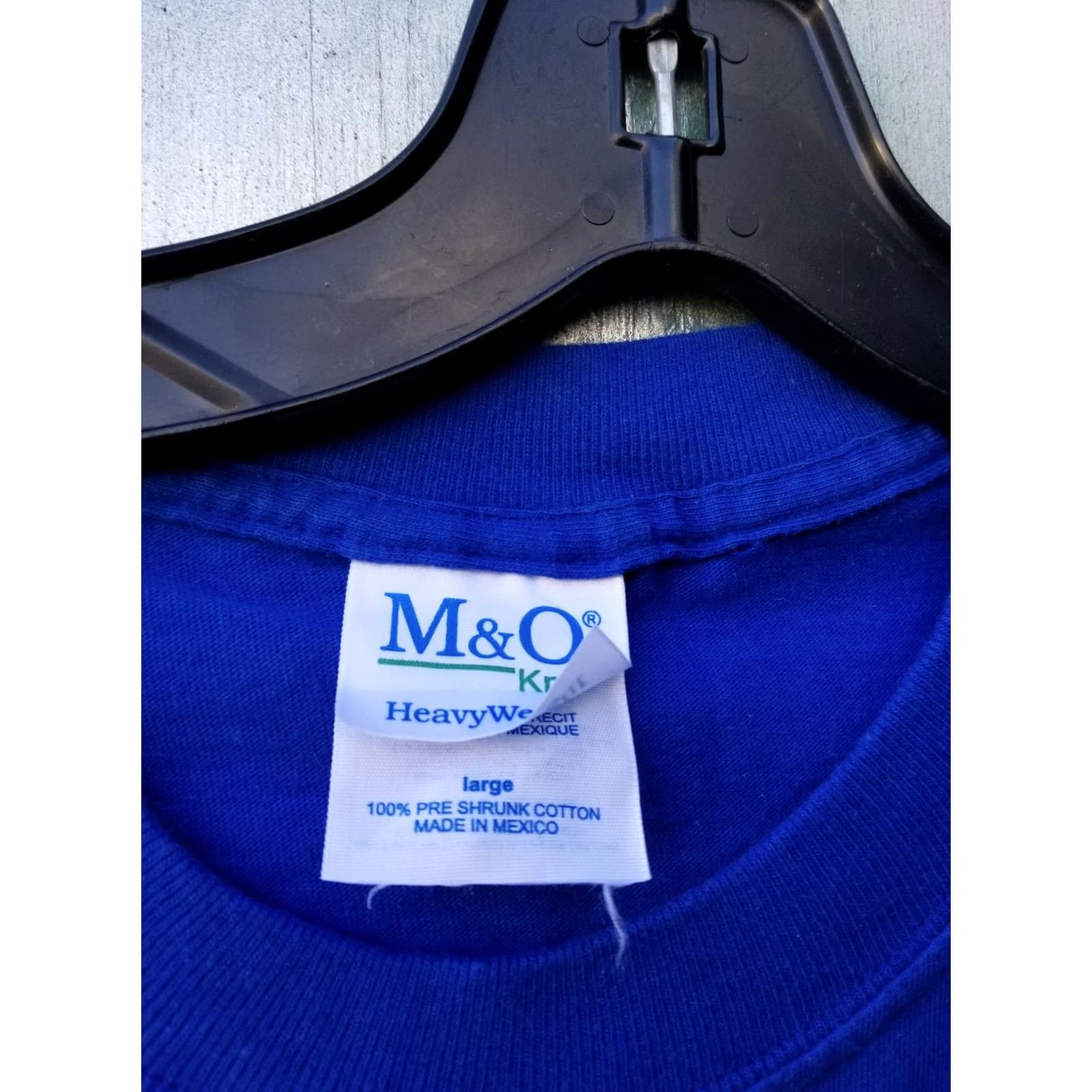 Vintage VINTAGE Mighty Mouse Viacom Shirt Large Men Blue 90s T-Shirt Short Sleeve M&O Knitsك Size US L / EU 52-54 / 3 - 3 Thumbnail