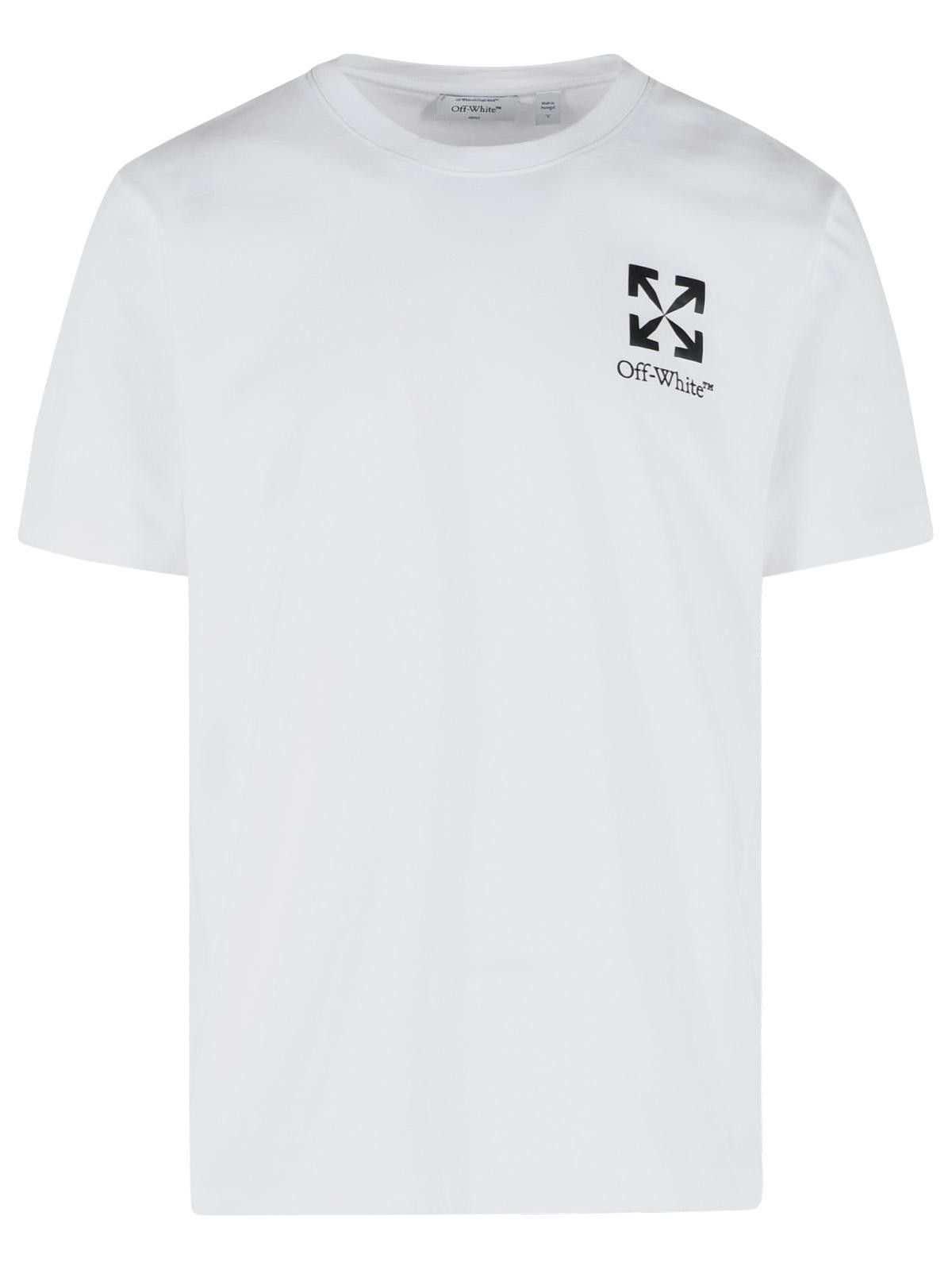 Off-White OFF-WHITE 'Small Arrow' White Cotton T-Shirt Size US XL / EU 56 / 4 - 1 Thumbnail