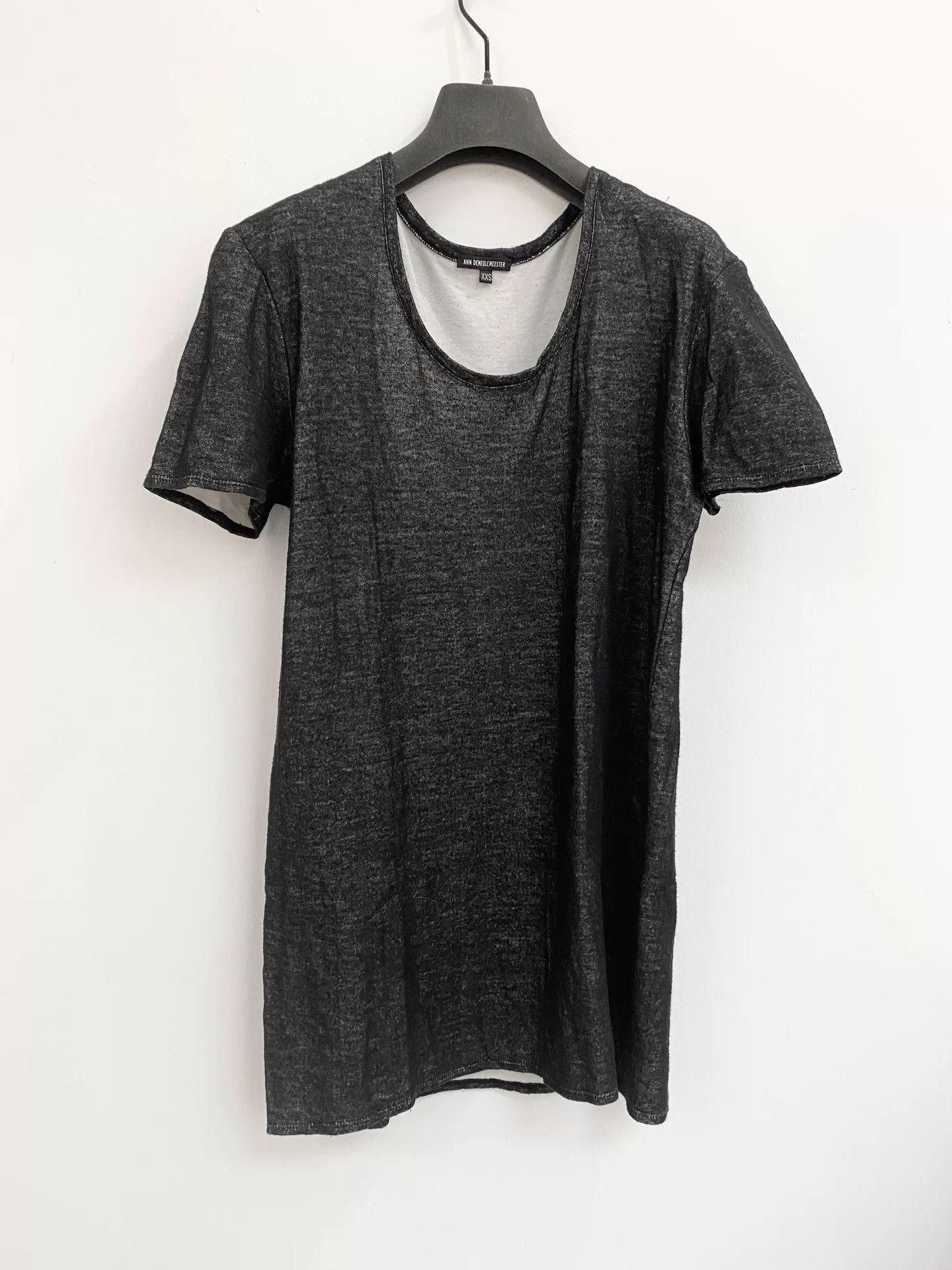Ann Demeulemeester Ann Demeulemeester Short-Sleeve Top Size XXS / US 00 / IT 34 - 1 Thumbnail