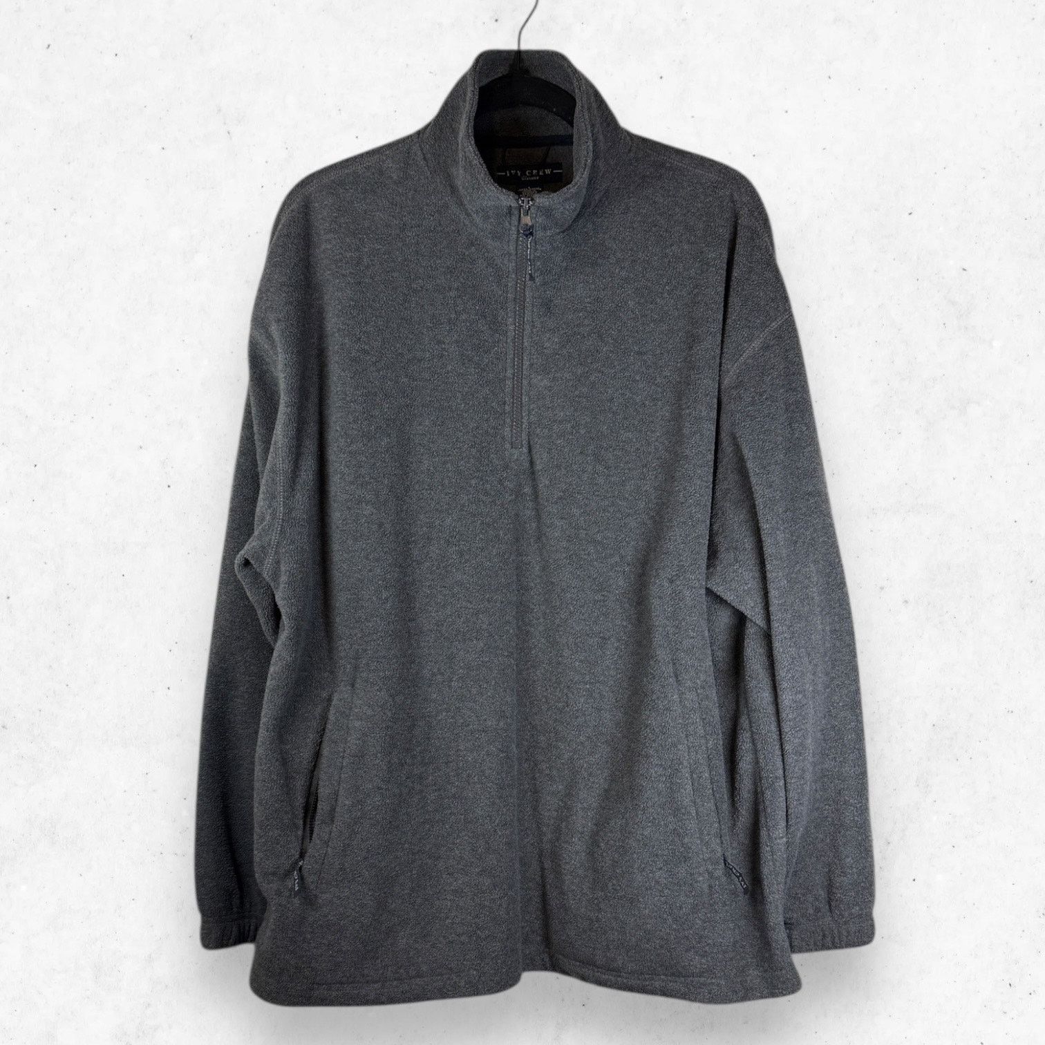 Ivy Crew Ivy Crew Quarter Zip Pullover Mock Neck Gray Size Men's L Size US L / EU 52-54 / 3 - 1 Thumbnail