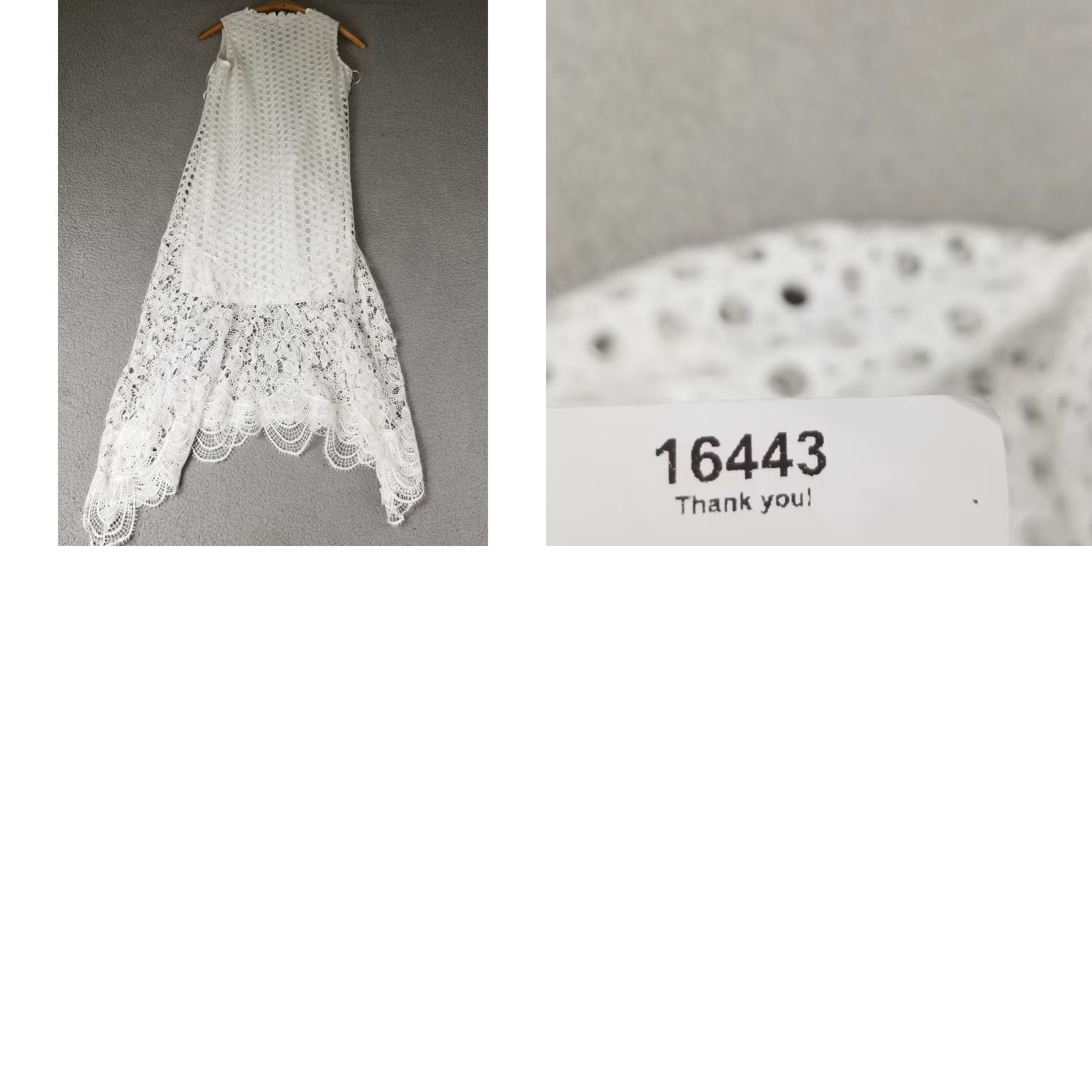 Vintage Vintage Adiva White Floral Lace Crochet Sheer Beach Cover Up Women's Size 4 Size S / US 4 / IT 40 - 8 Thumbnail