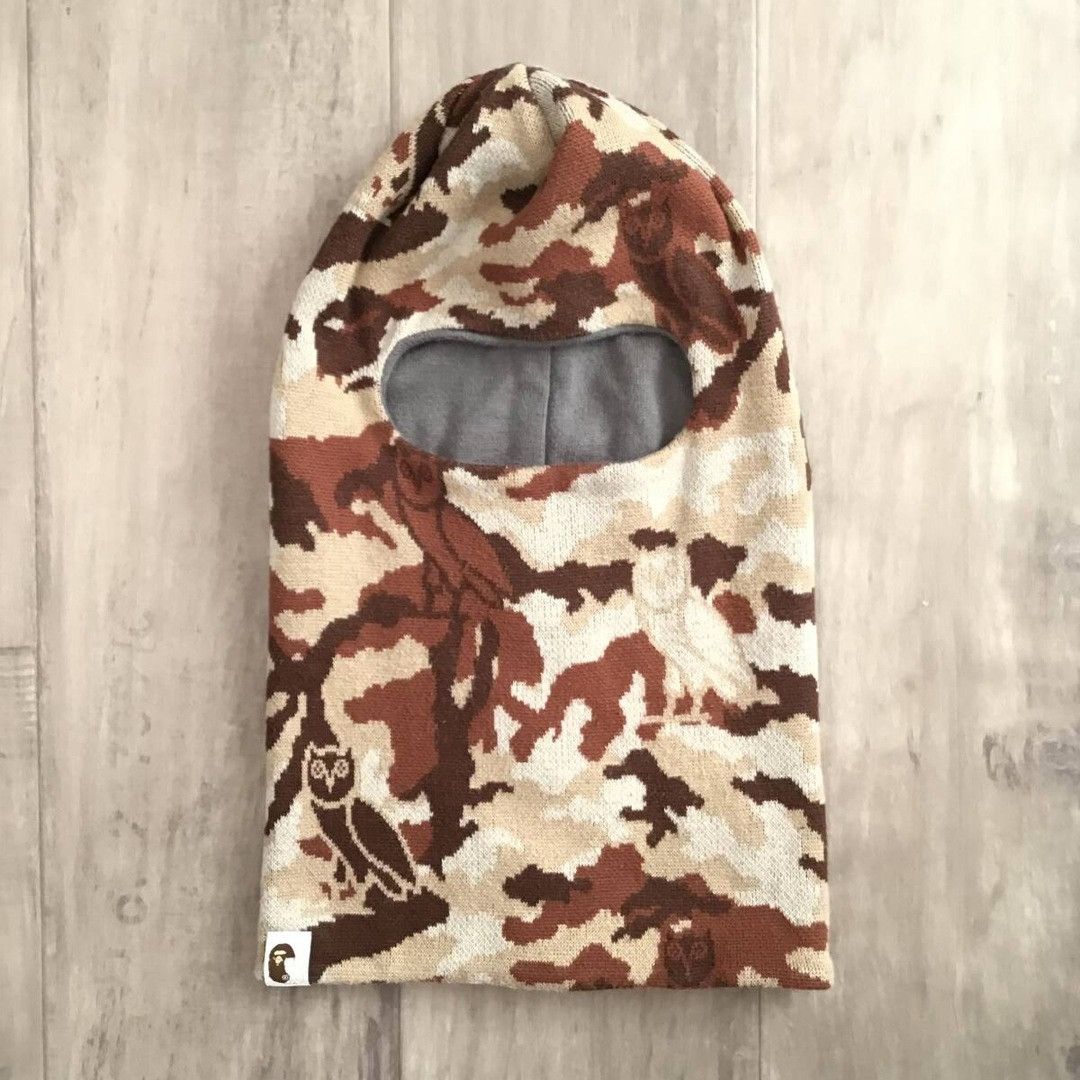 Bape 🔥Reversible🔥 OVO × BAPE CAMO Balaclava a bathing ape Size ONE SIZE - 4 Thumbnail