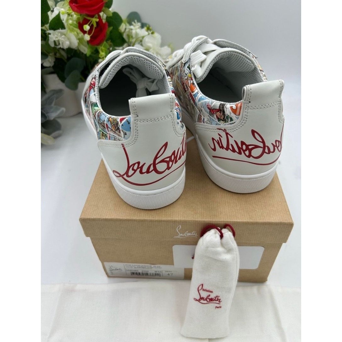 Christian Louboutin Christian Louboutin fun Louis Jr flat patent sneaker sz 47 Size US 14 / EU 47 - 9 Thumbnail