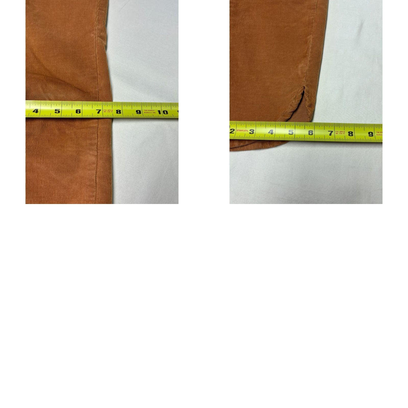 Marine Layer Marine Layer Corduroy Pants Ginger Brown Elastic Waist Tulip Hem XS W26 L26 Size 26" / US 2 / IT 38 - 9 Thumbnail