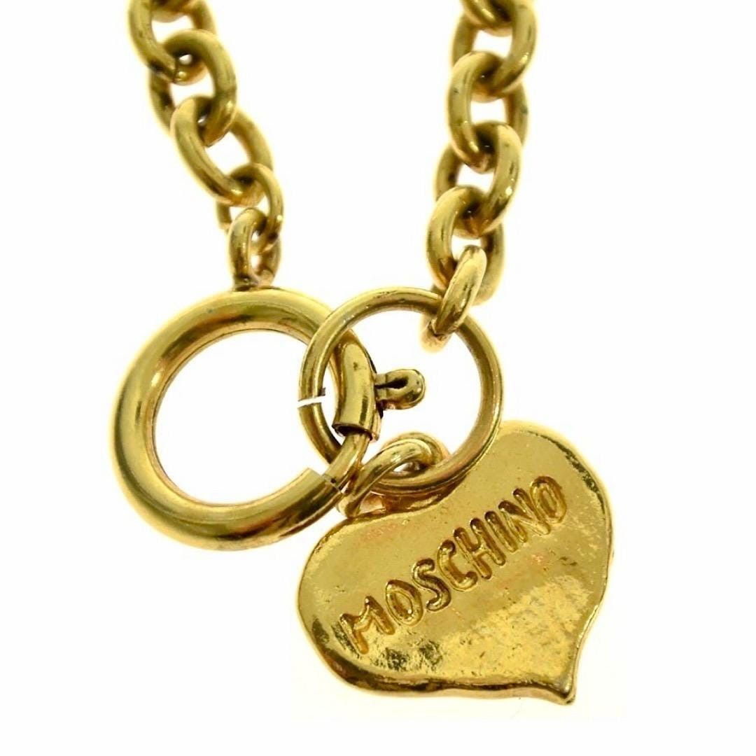 Moschino Vintage Moschino golden chain necklace with Give Me Love top Size ONE SIZE - 7 Thumbnail