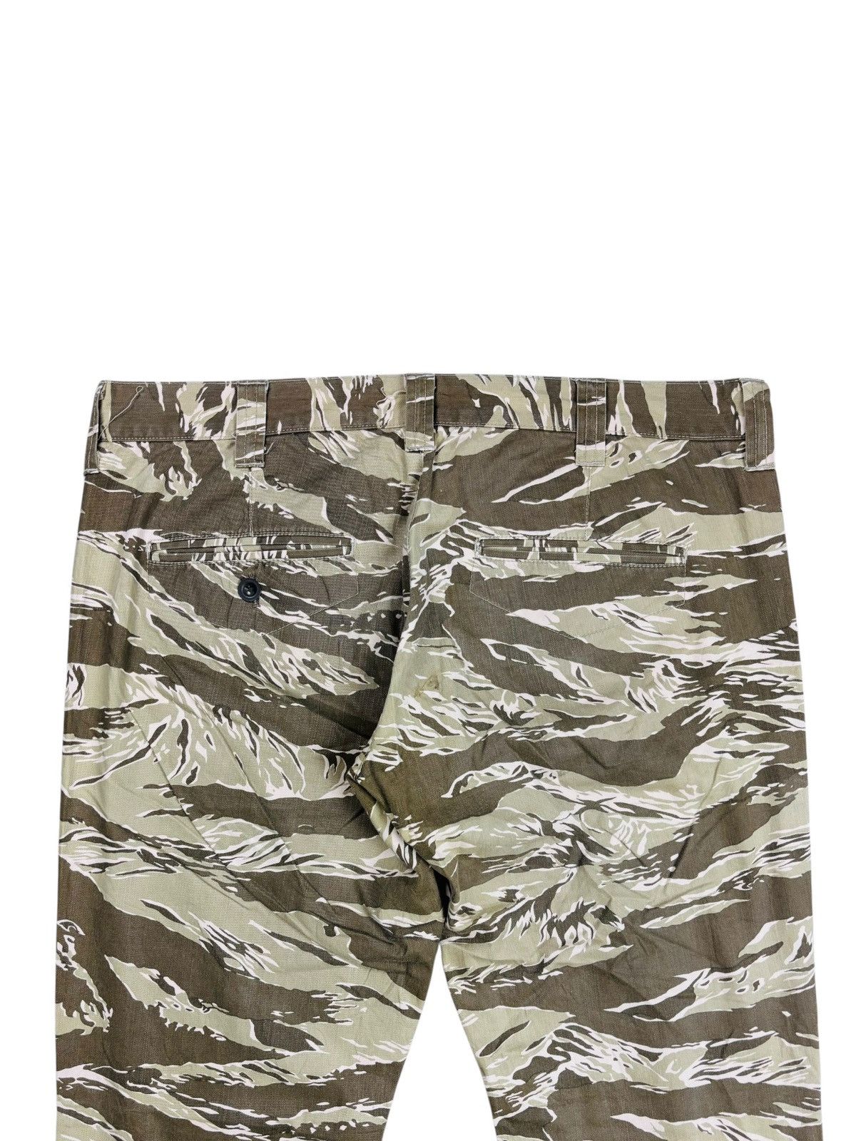 Hysteric Glamour 2000s Ichimiri - Waldes Zip Tiger Camo Pants Size US 29 - 4 Thumbnail