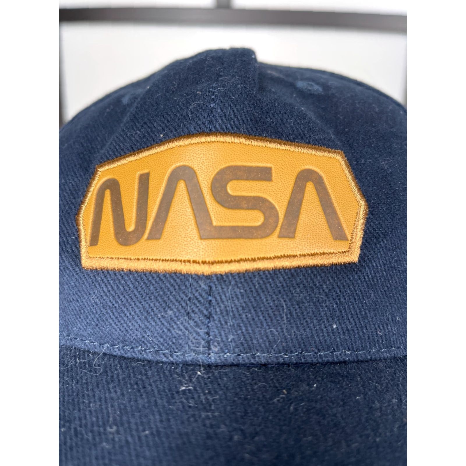 NASA NASA Hat Cap Strapback Adult One Size Blue Cotton Twill Space And Rocket Logo Baseball Cap Mens Modern Casual Vintage No N/A Size ONE SIZE - 2 Thumbnail