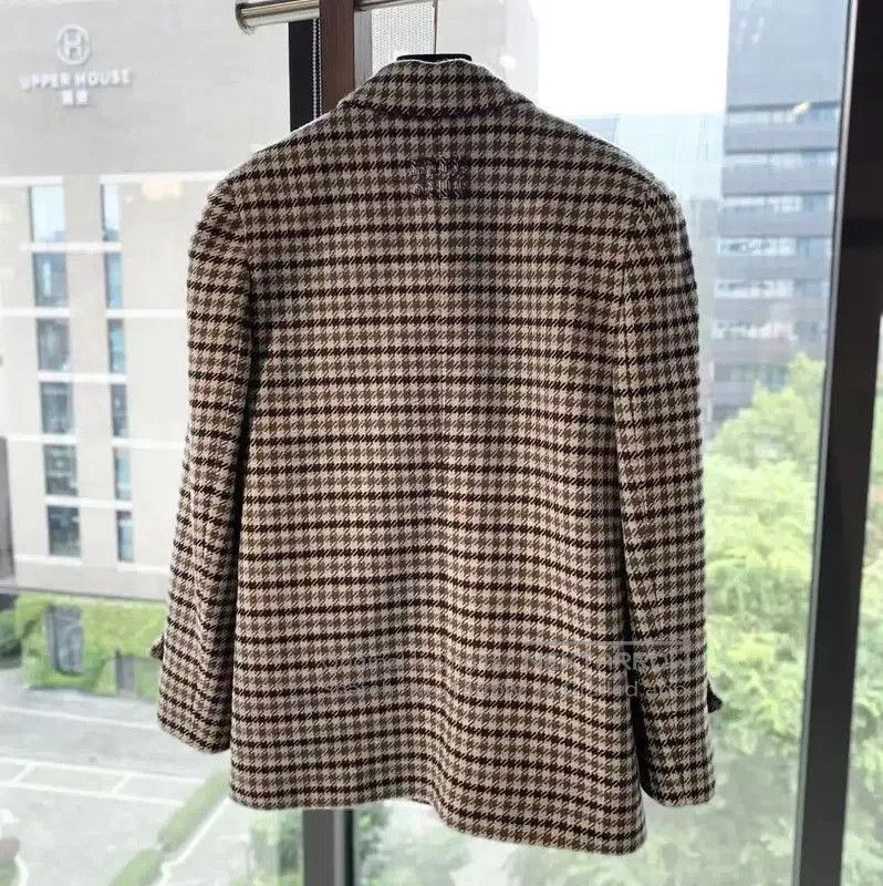 Miu Miu Miu Miu Checked Wool Women's Jacket . Size XXS / US 00 / IT 34 - 2 Thumbnail