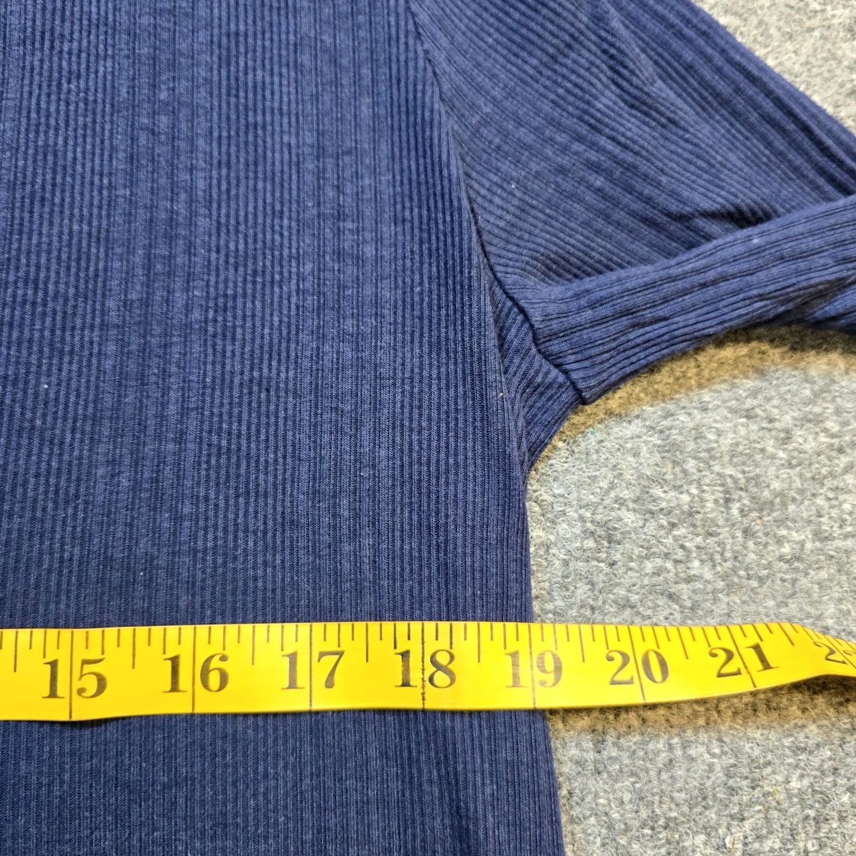Vintage Daily Practice Cardigan Womens M Blue Ribbed Duster Long Button Casual Sweater Cardigan Womens Dressy Knit Clothing Menus? Size M / US 6-8 / IT 42-44 - 5 Thumbnail