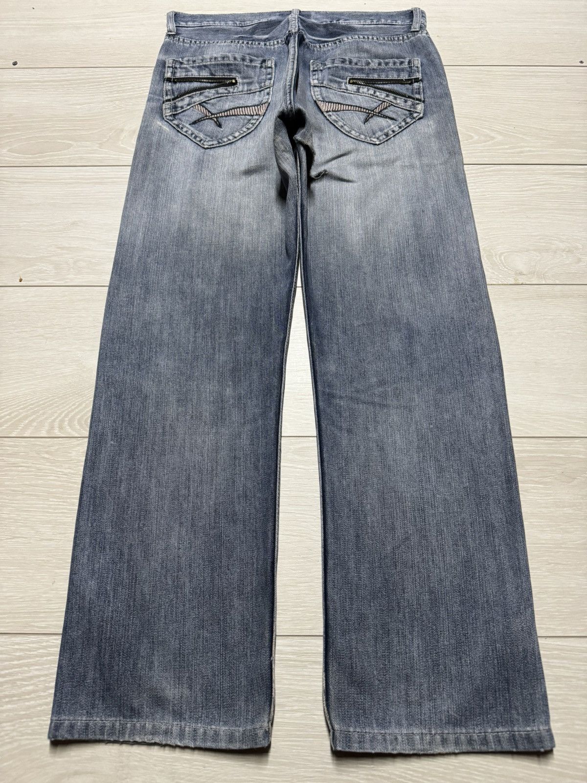 VILLAND Villand Vintage Light Wash Distressed Jeans | Grailed