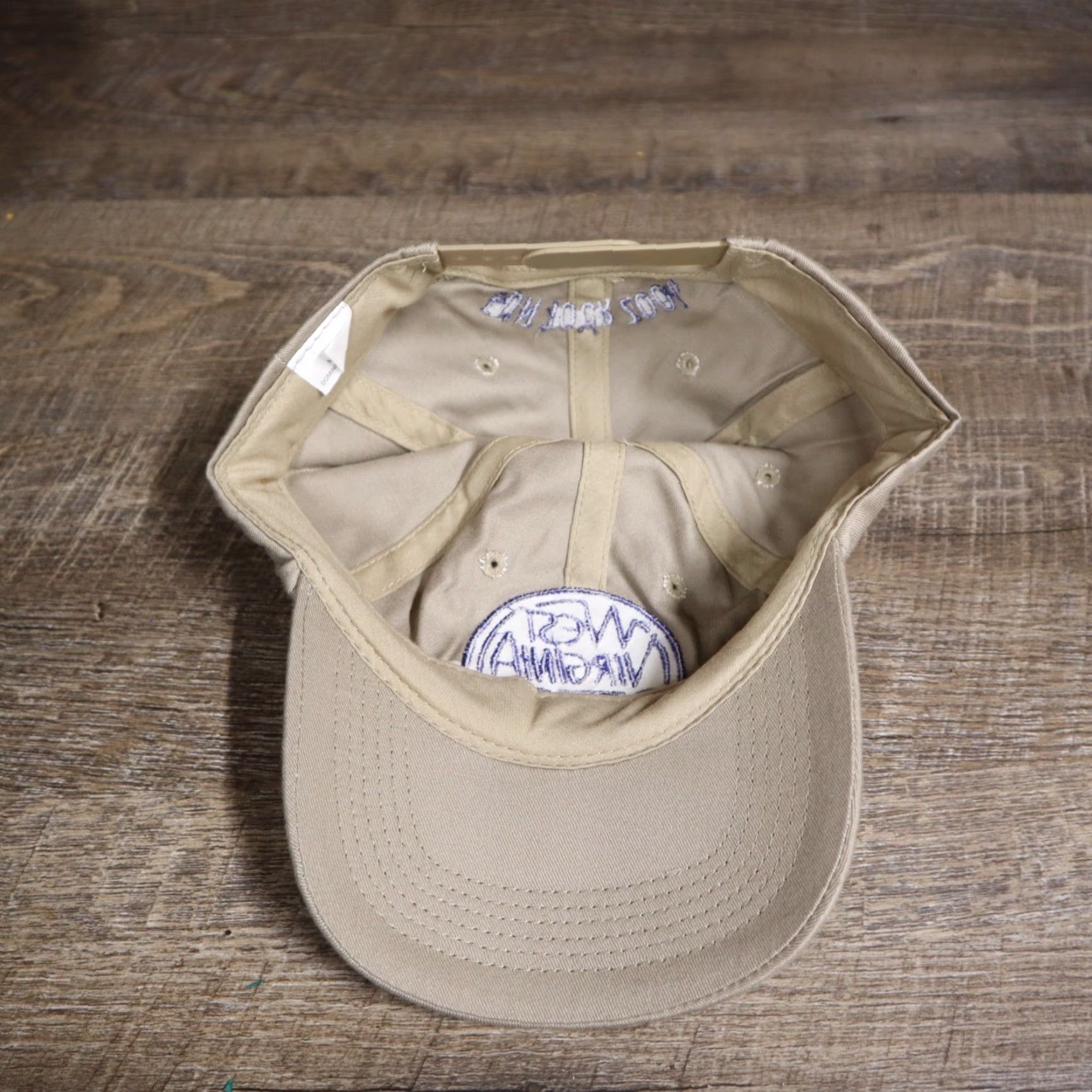 Vintage West Virginia Lottery Adjustable Baseball Cap Tan Mens Size ONE SIZE - 6 Thumbnail