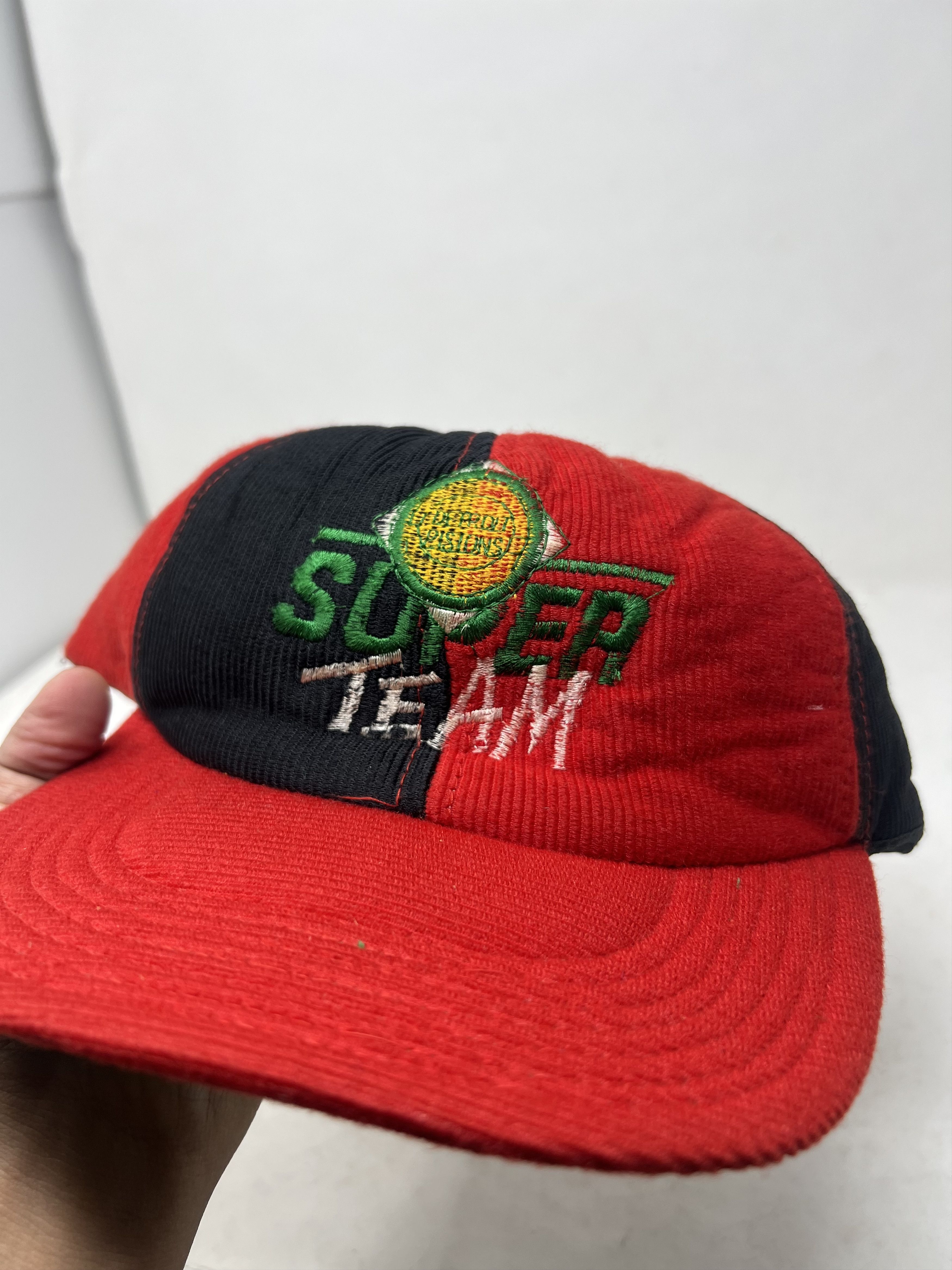 Vintage Vintage Super Team Corduroi Snapback Hat Size ONE SIZE - 13 Thumbnail