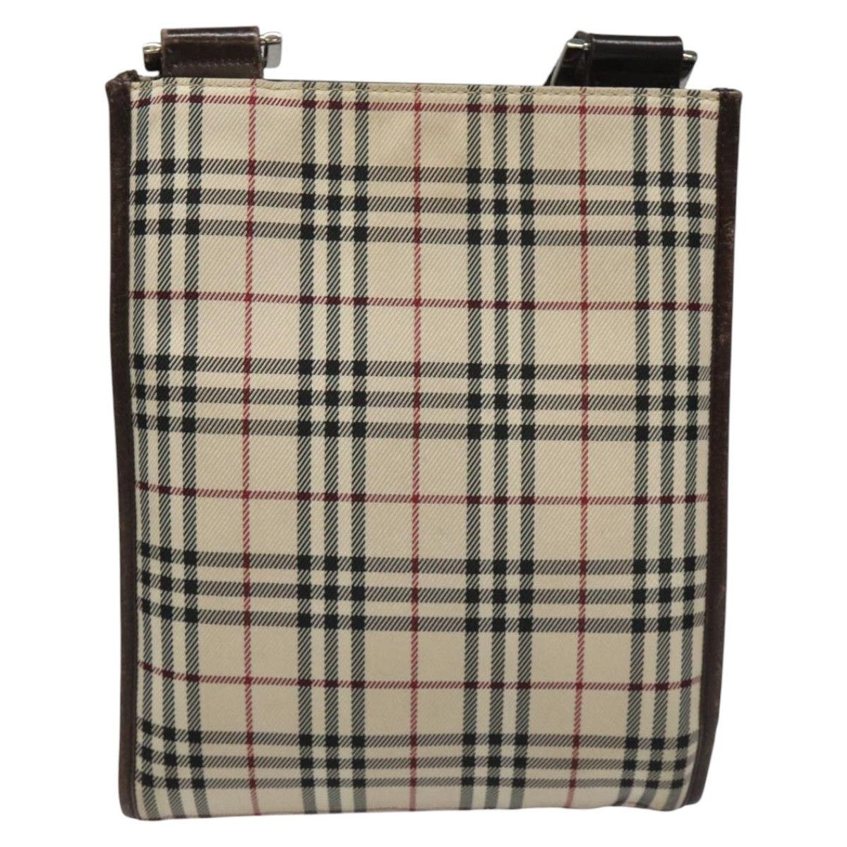 Burberry Burberry Nova Check Shoulder Bag Canvas Beige Size ONE SIZE - 2 Thumbnail