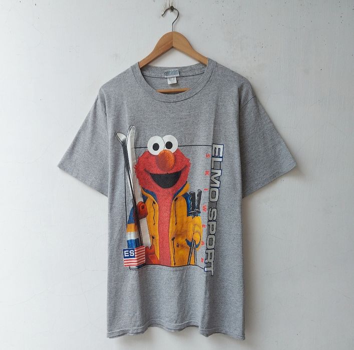 Vintage Vintage 90s Sesame Street Elmo Sport Tshirt | Grailed