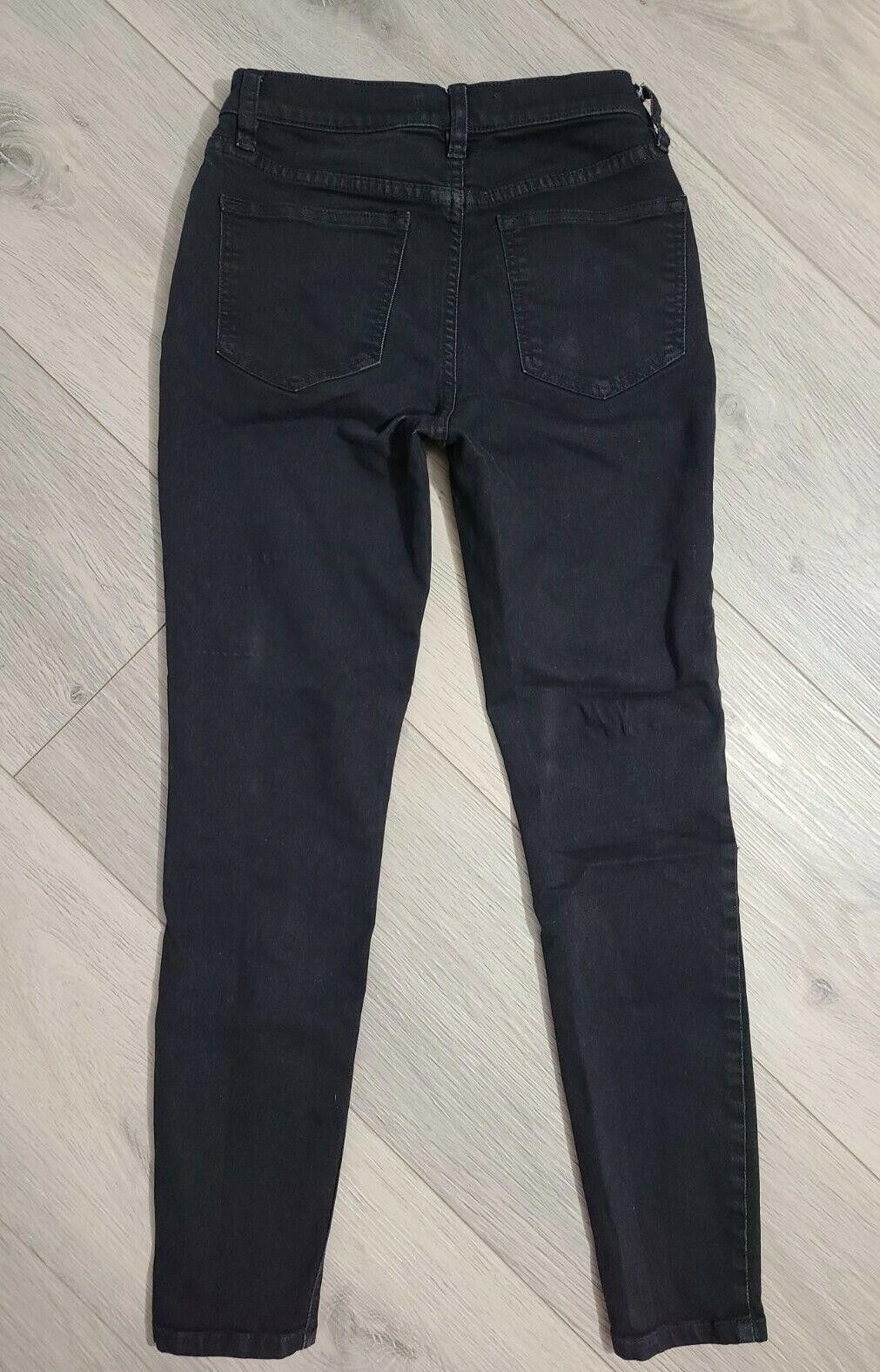 Free People Free People Jeans Size 25 Black Skinny Stretch Size 25" / US 0 / IT 36 - 2 Thumbnail