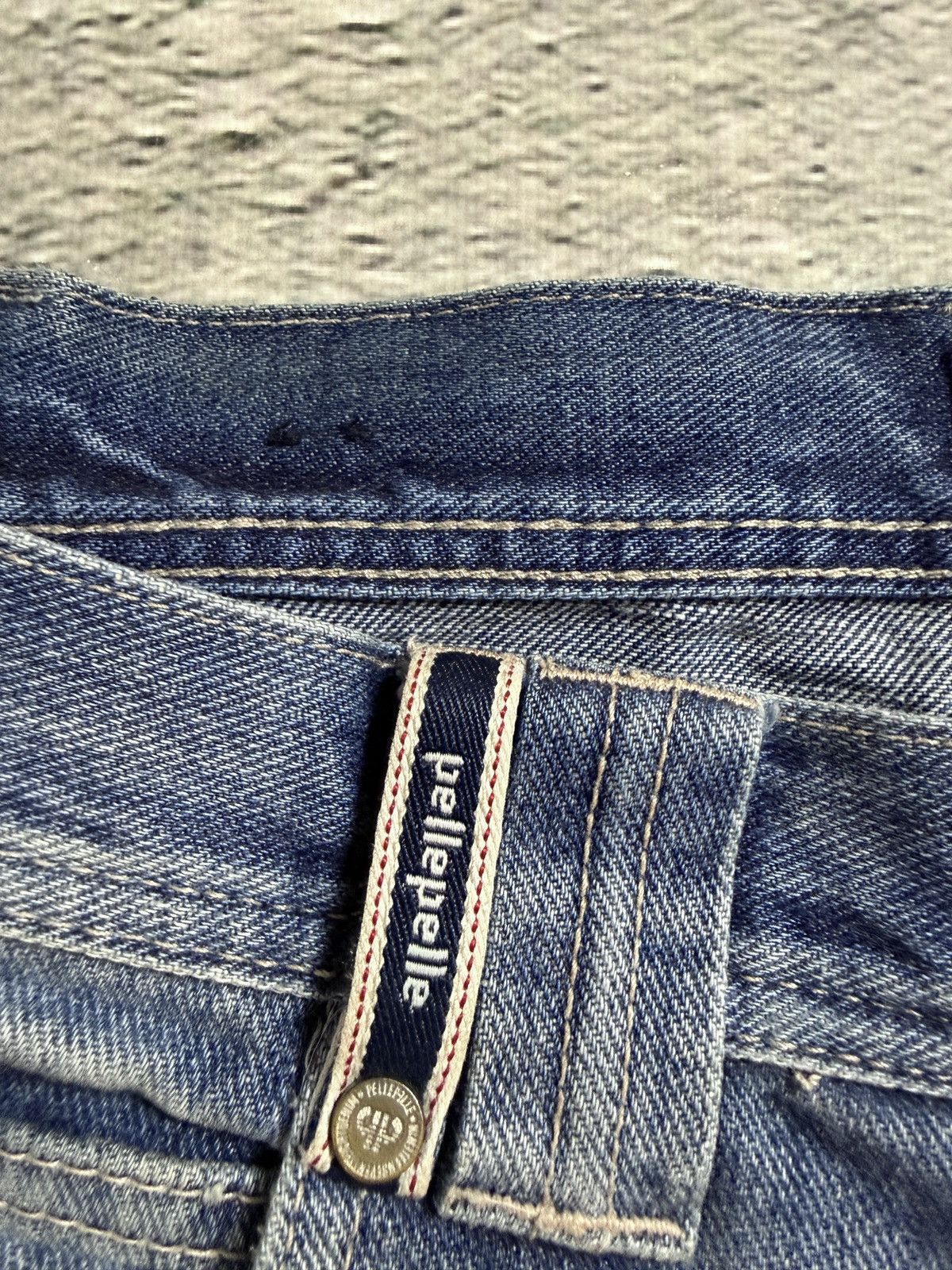 Pelle Pelle Pelle Pelle vintage stone washed blue jeans Y2K baggy denim Size US 32 / EU 48 - 6 Thumbnail