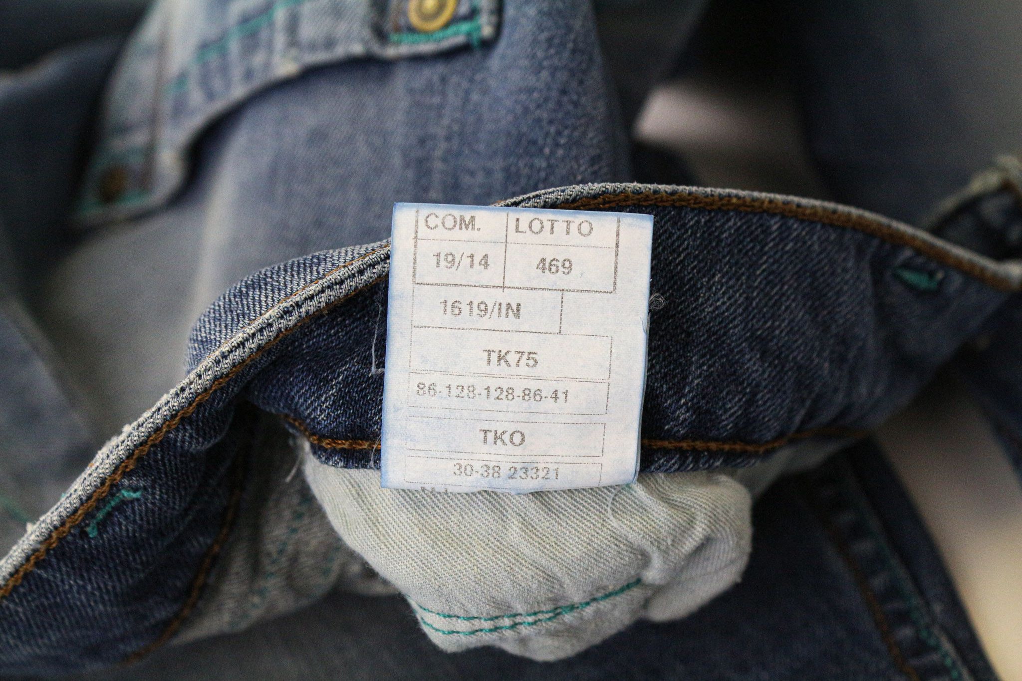 Takeshy Kurosawa TK75 W34 Blue Slim Distressed Stretch Jeans 75958 Size US 34 / EU 50 - 6 Thumbnail