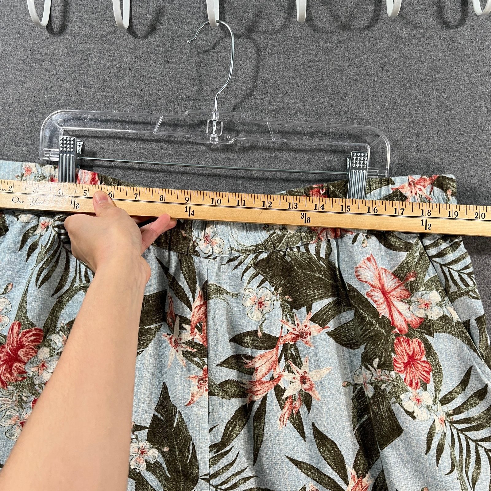 Denim & Co. Denim & Co. Naturals Regular Linen Blend Shorts Size 1X Size 40" / US 18 - 5 Thumbnail
