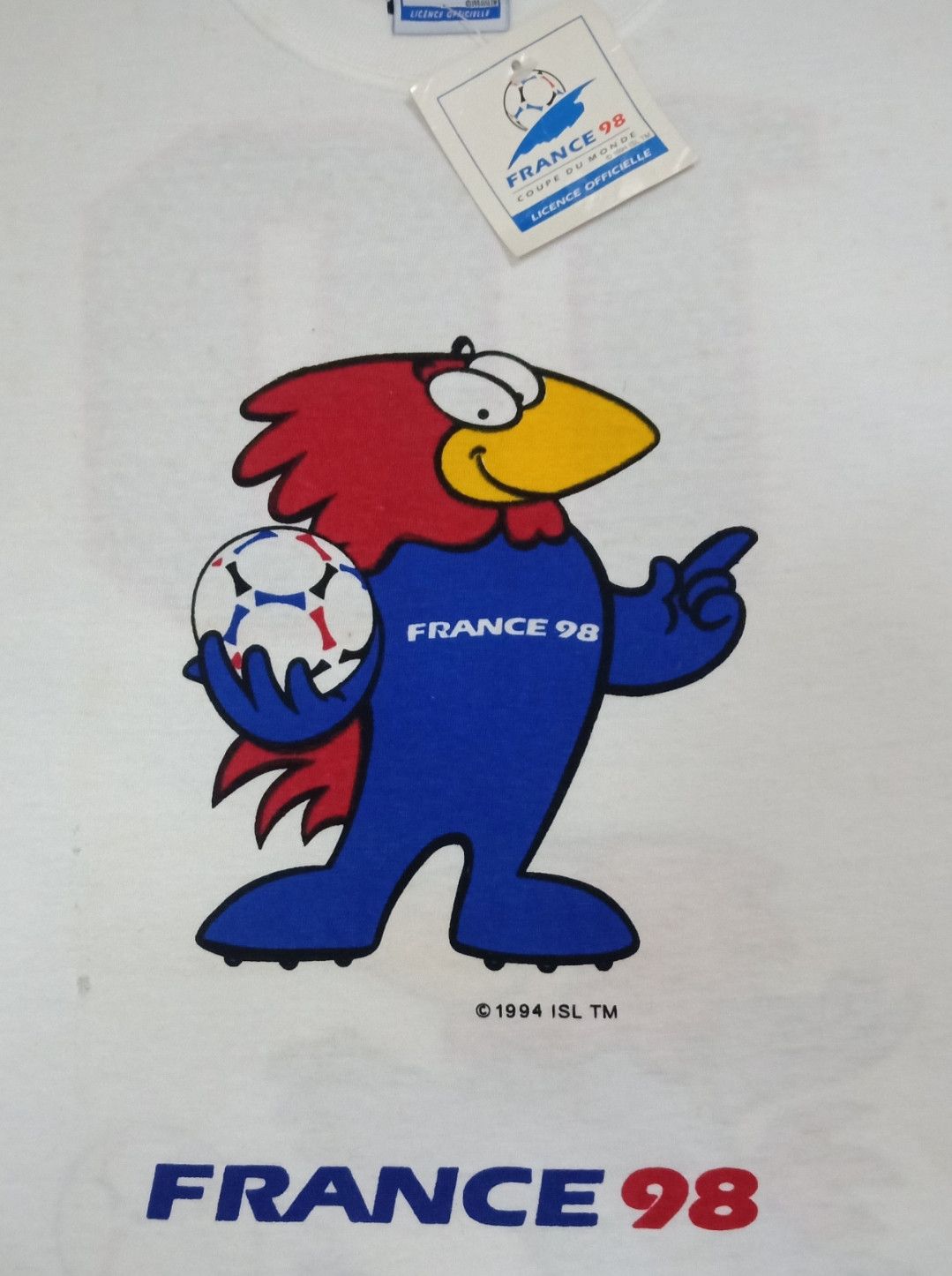 Vintage Vintage NOS France 98 World Cup Official Licensed T-shirt Size US L / EU 52-54 / 3 - 6 Thumbnail