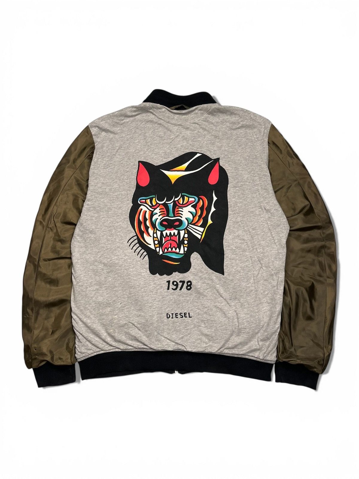 Diesel Diesel Bomber Jacket Reversible Tiger Printed Size US M / EU 48-50 / 2 - 9 Thumbnail