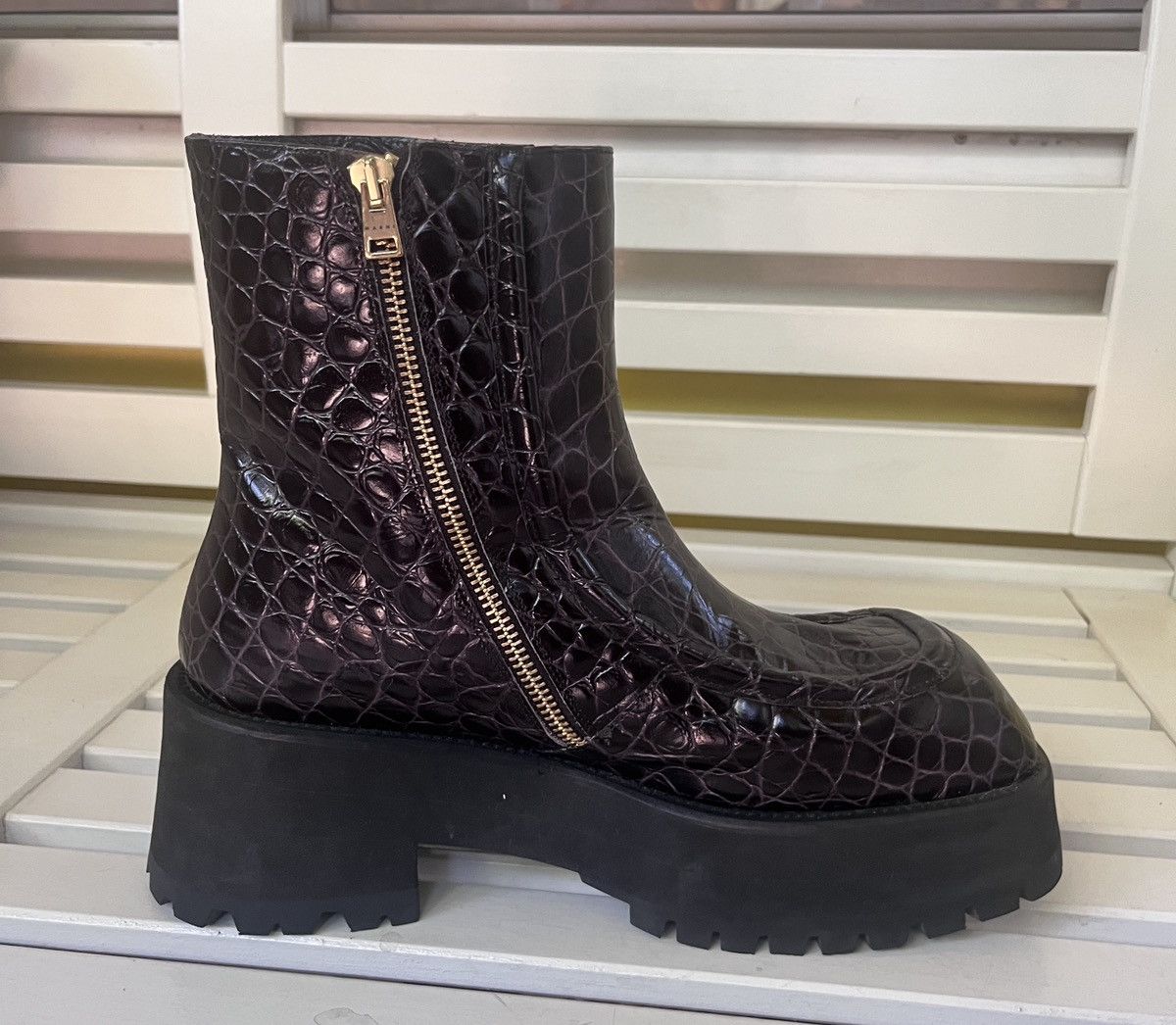 Marni Marni Black Leather Boots Size US 10 / IT 40 - 4 Thumbnail