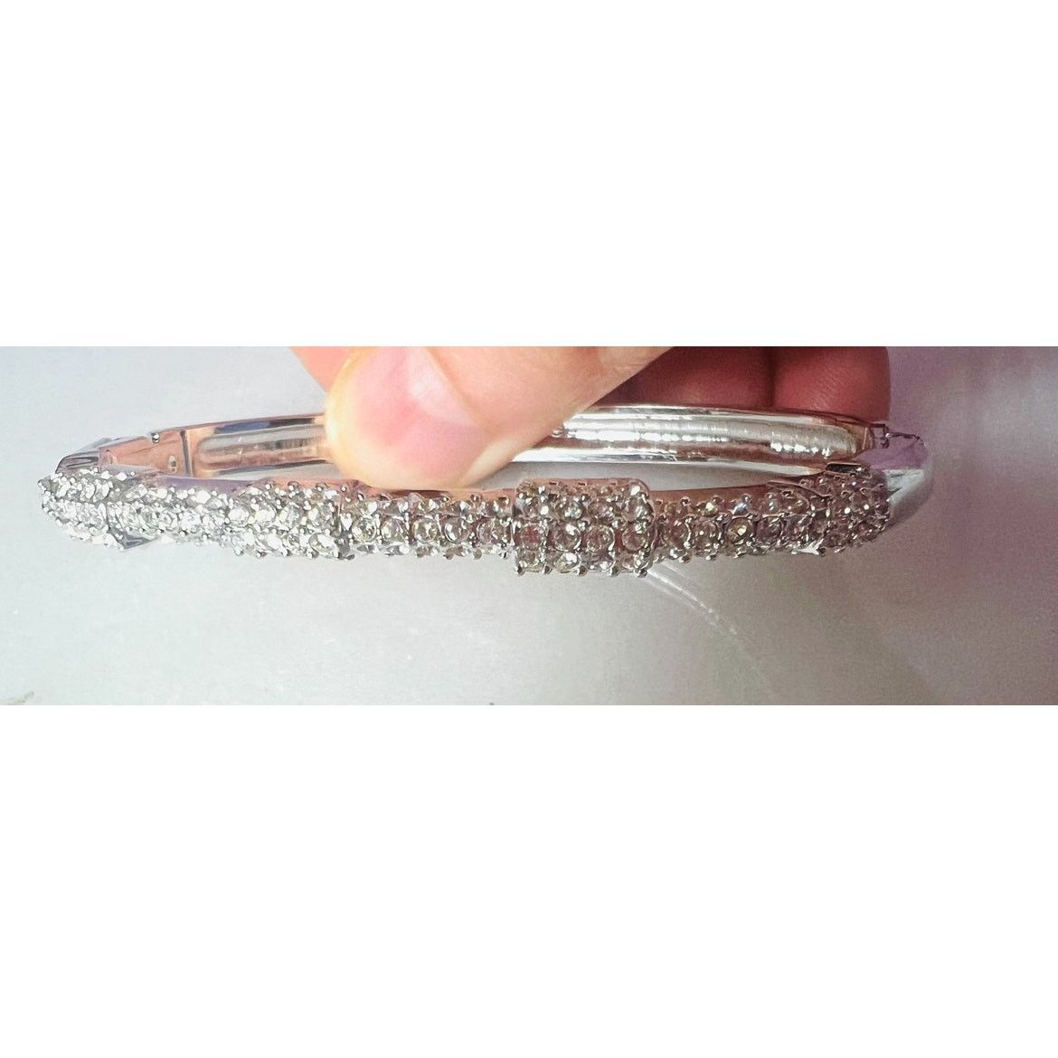 Swarovski NIB Swarovski signed pave bangle Size ONE SIZE - 7 Thumbnail