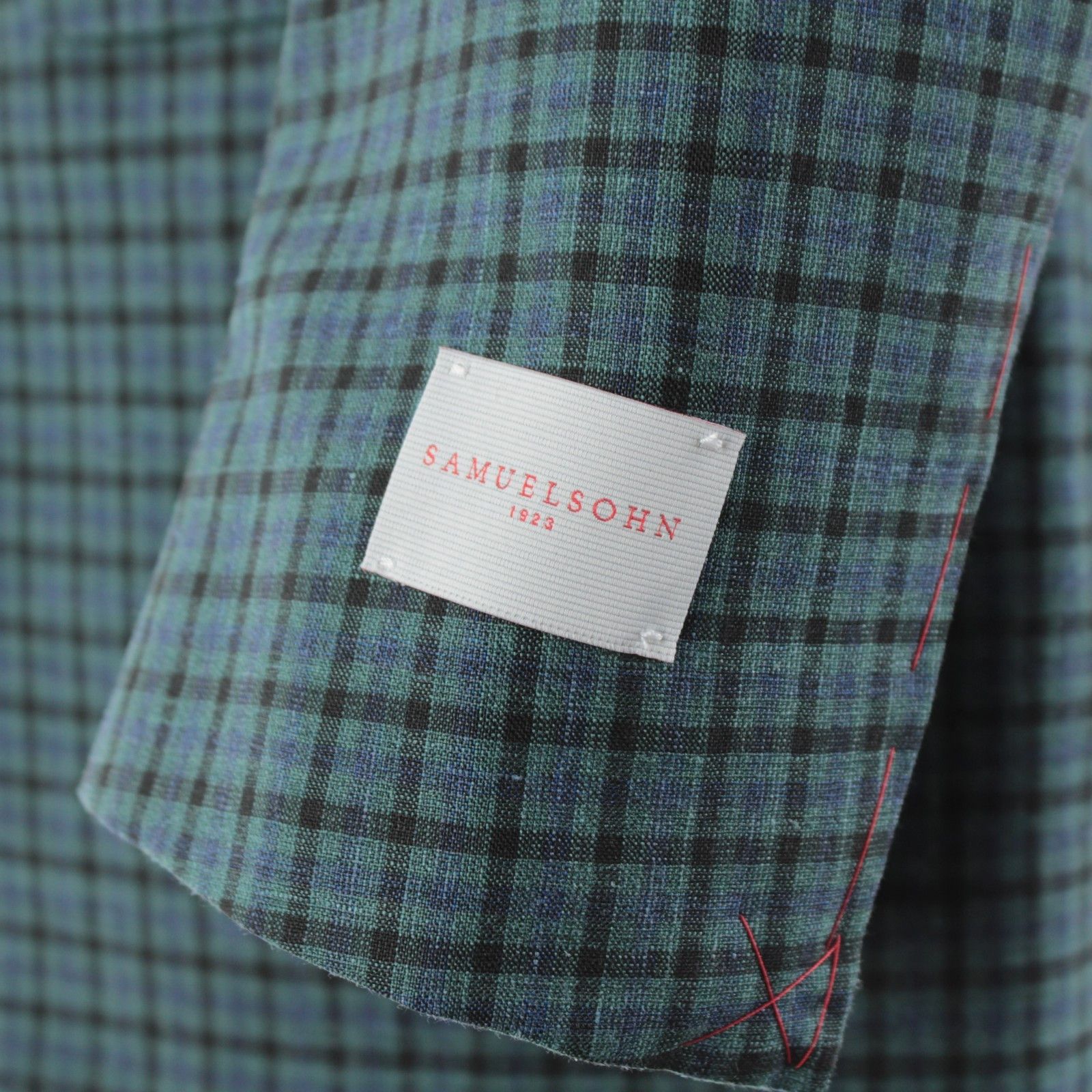 Samuelsohn Samuelsohn Sport Coat Size 42 Regular US in Green Size 42R - 3 Thumbnail