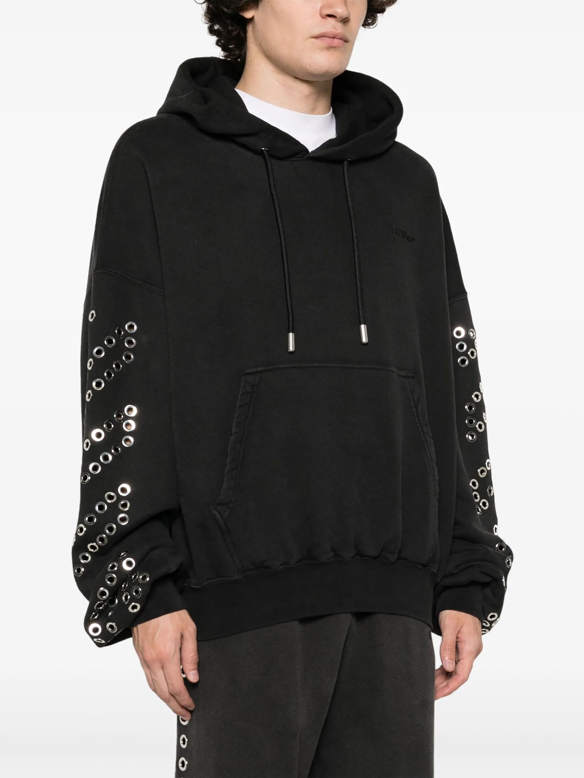 Off-White o1y0325 Hoodie in Black Size US M / EU 48-50 / 2 - 3 Thumbnail