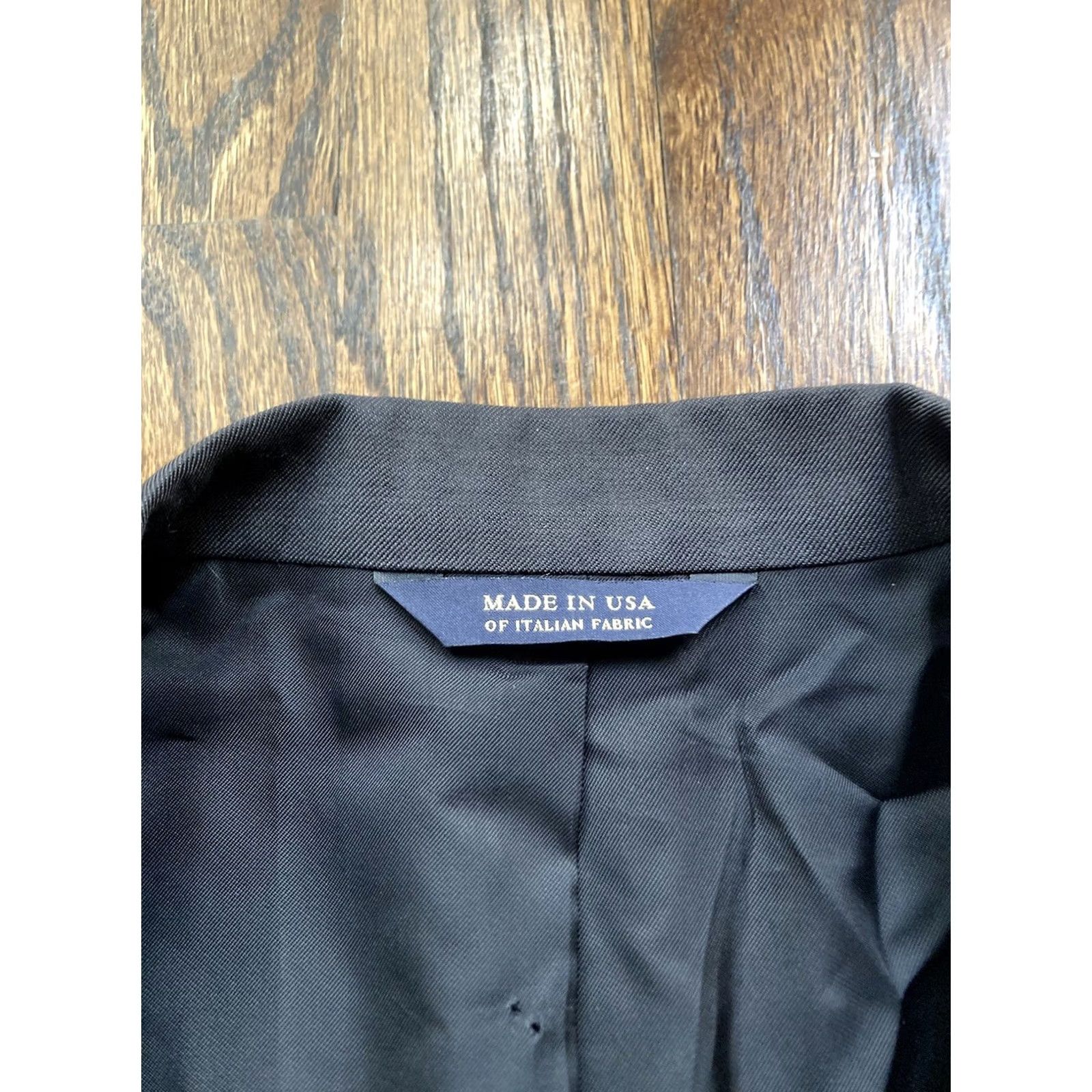 Brooks Brothers Brooks Brothers Blazer Mens Size 38 Lanificio Fibonacci Wool Charcoal Gray Size 38R - 5 Thumbnail