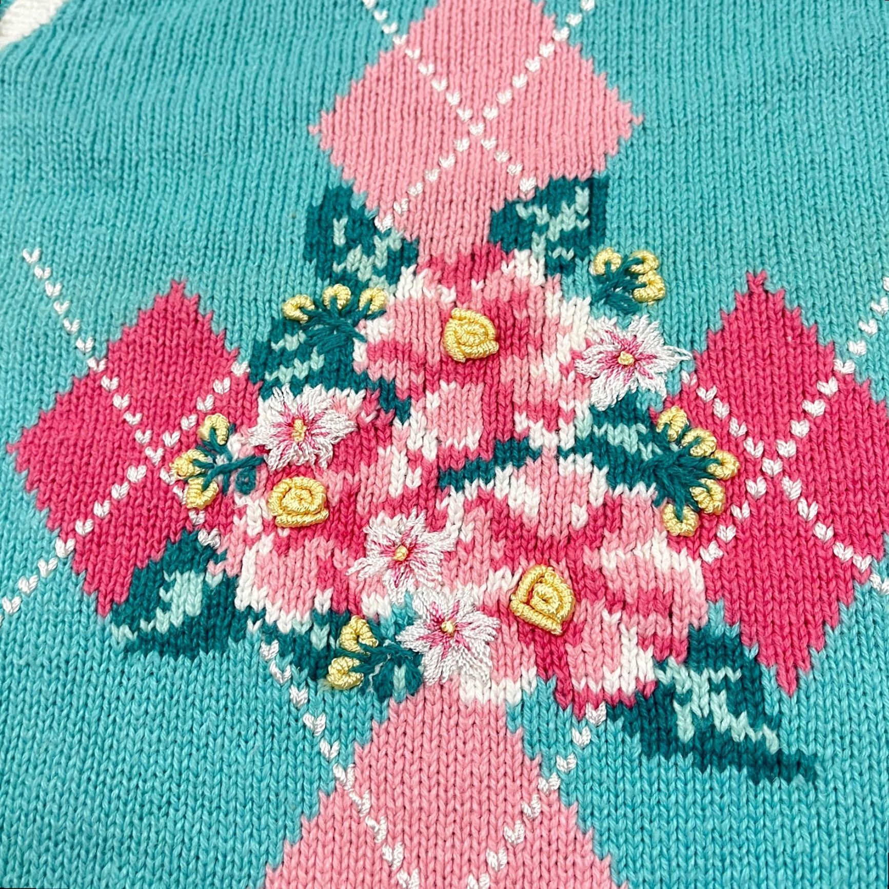 Jantzen VINTAGE Jantzen Sweater Vest Women XL Blue Floral Hand Embroidered Spring Boho Layer Vest Women XL Blue Floral Embroidered Layer Size XL / US 12-14 / IT 48-50 - 3 Thumbnail
