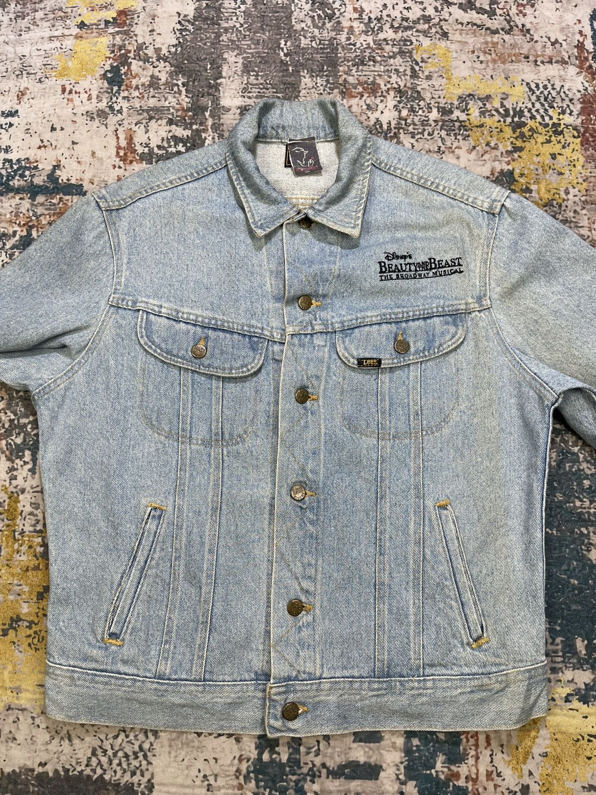 Lee Vtg 90s Lee x Disney Beauty And The Beast Denim Jacket Size US M / EU 48-50 / 2 - 9 Thumbnail