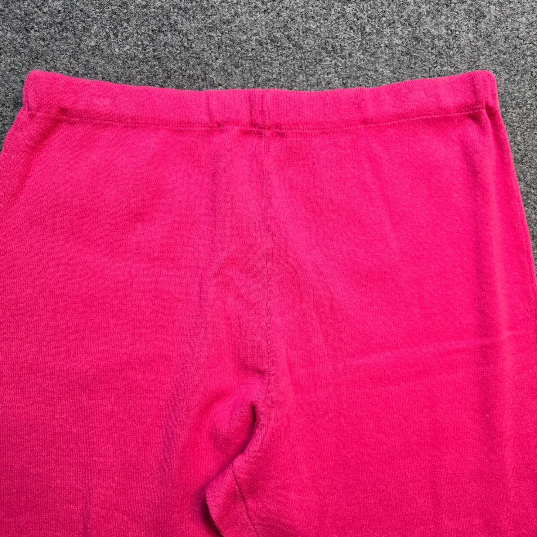 Vintage VINTAGE Storybook Knits Sweatpants Womens Size Large Pink Floral Embroidery Ramie Casual Size 36" / US 14 / IT 50 - 4 Thumbnail
