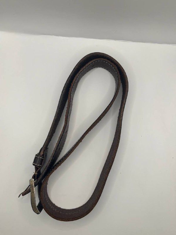 Vintage Vintage Italian Dark Brown Leather Belt INTENSO by Beluno Size ONE SIZE - 16 Thumbnail