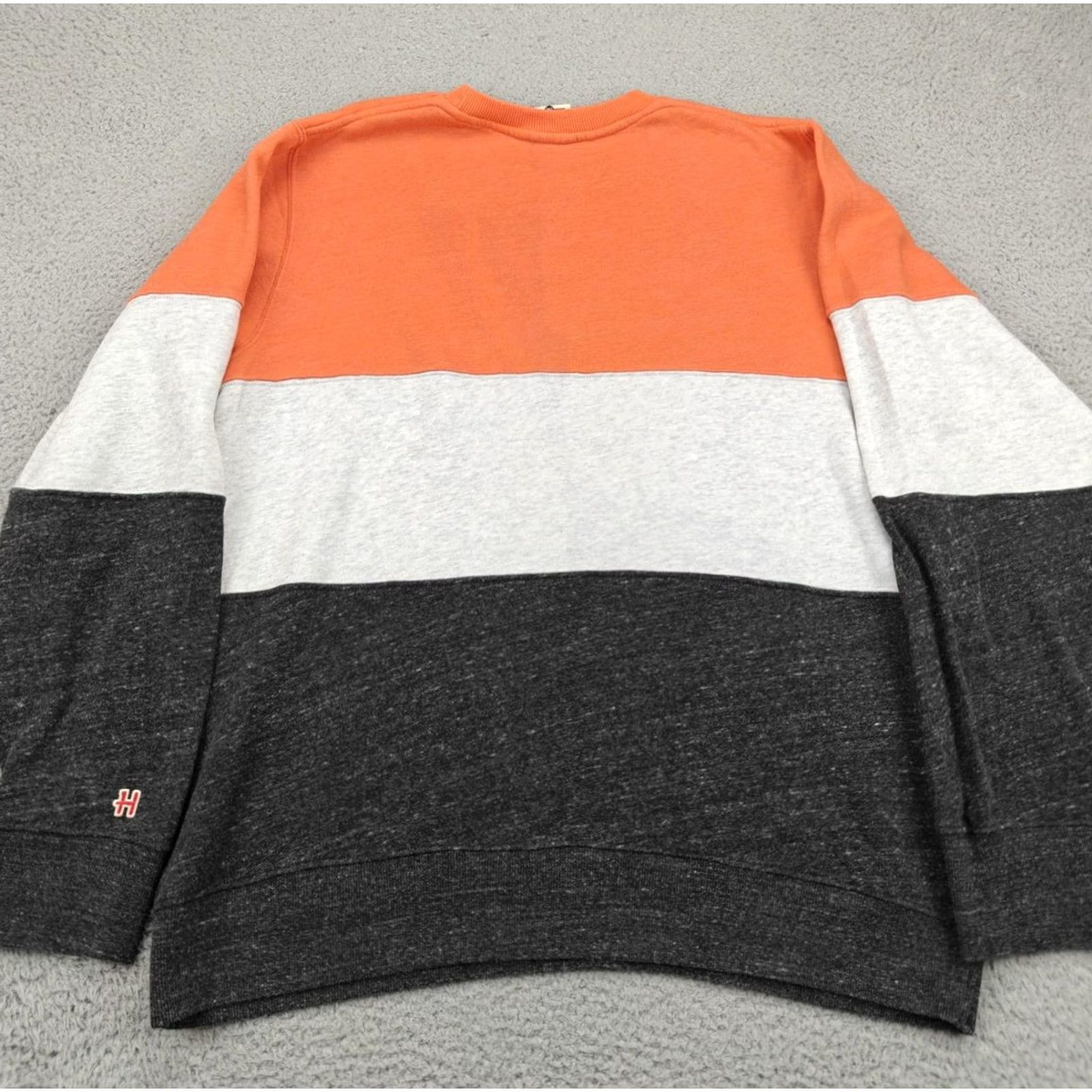 Etro Homage Cincinnati Sweater Mens 2XL Crewneck Pullover Orange Knit Graphic Print Retro United States Made USA Size US XXL / EU 58 / 5 - 7 Thumbnail