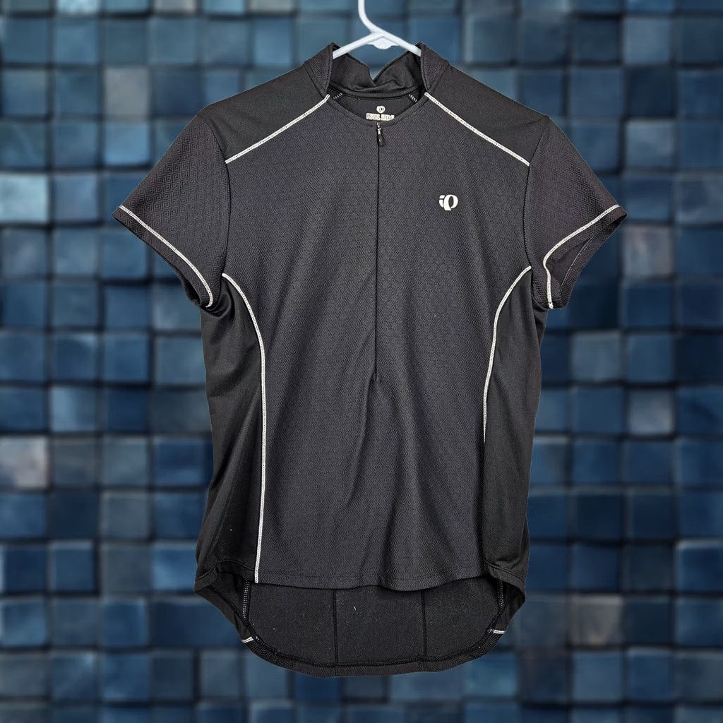 PEARL iZUMi Pearl Izumi Women's Black Half Zip Short Sleeve Cycling Jersey Top M Size M / US 6-8 / IT 42-44 - 1 Thumbnail