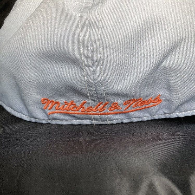 Mitchell & Ness × NHL Anaheim Ducks Two Tone Fitted Hat 7 5/8 Gray/Orange Size 36 - 5 Thumbnail