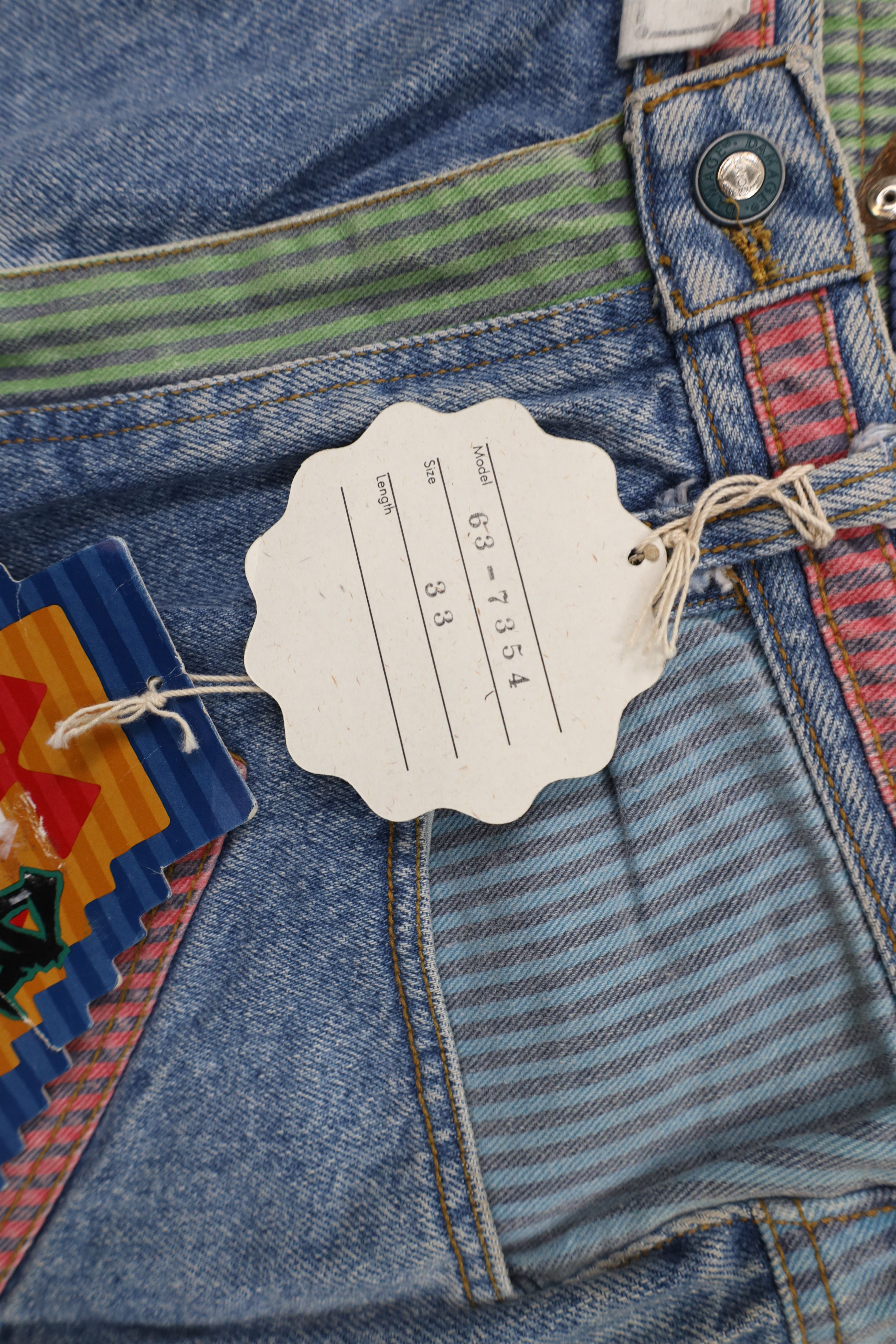 Vintage Deadstock Vintage 90s Streetwear Cuff Patch Skateboard Jeans Size US 33 - 10 Thumbnail