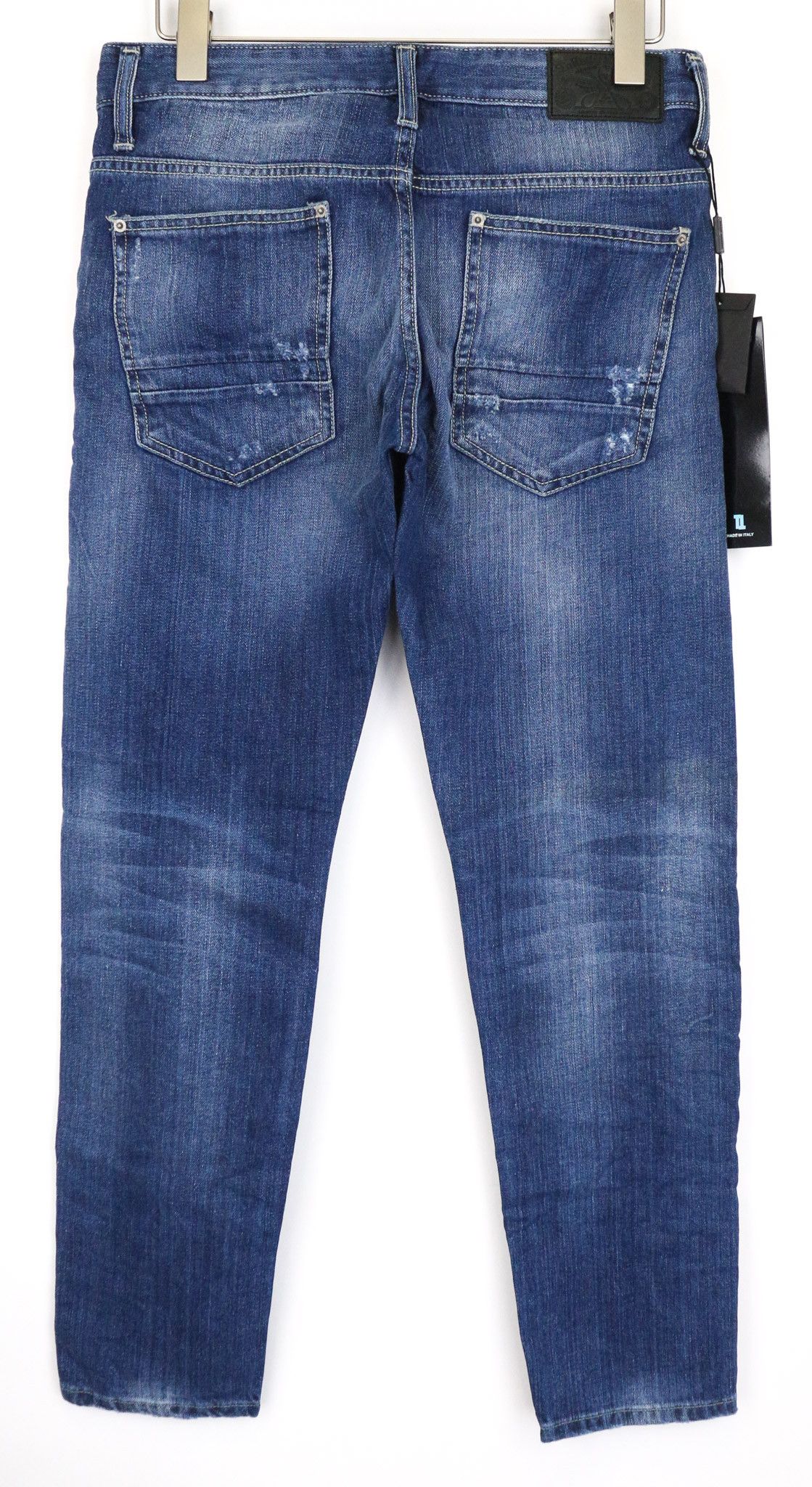 Takeshy Kurosawa W32 Blue Cotton Regular Fit Washed Jeans 75846 Size US 32 / EU 48 - 2 Thumbnail