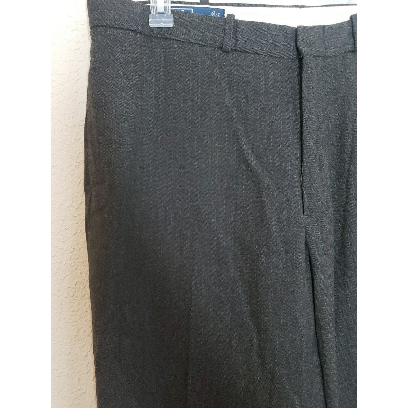 Polo Ralph Lauren Mens Polo Ralph Lauren Khaki Dress Pants 40x30 Black Size US 40 / EU 56 - 2 Thumbnail